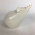 Japanese Ceramic Zodiac Symbol Mouse Vtg Pottery White Nezumi Figure BD648