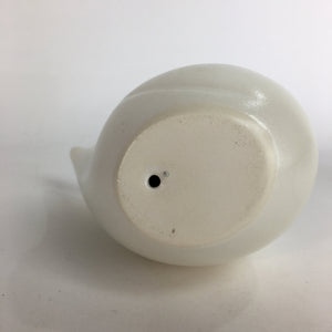 Japanese Ceramic Zodiac Symbol Mouse Vtg Pottery White Nezumi Figure BD648