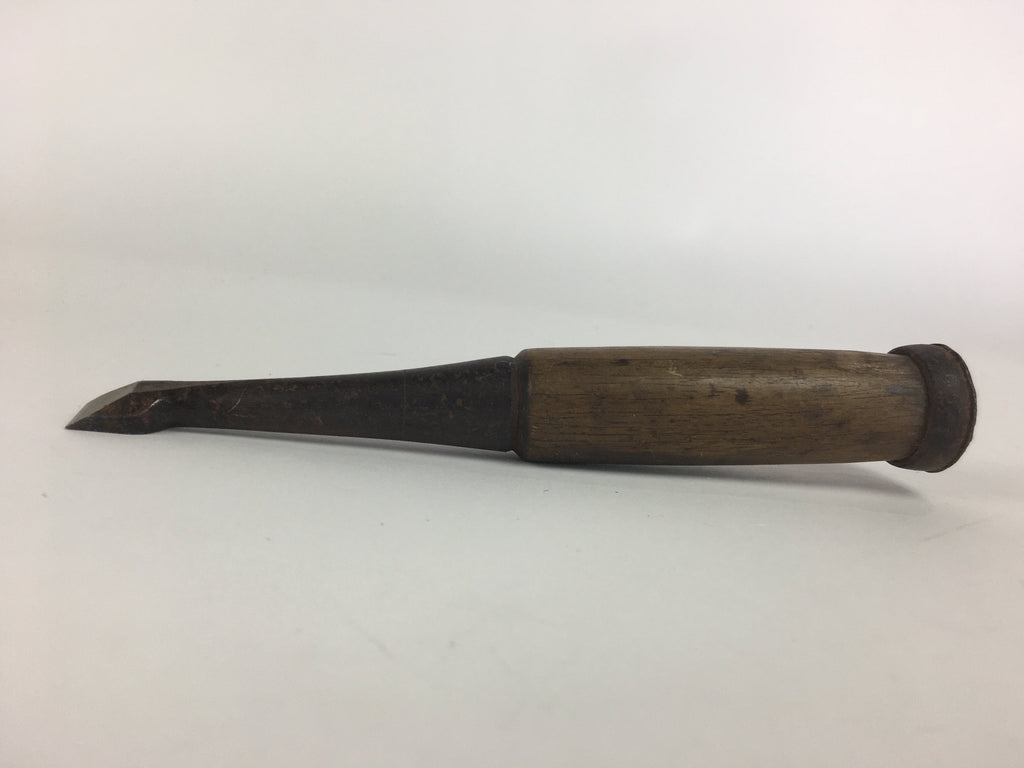 Japanese Chisel Nomi Carpentry Vtg Woodworking Tool 17 cm Blade 14 mm T209