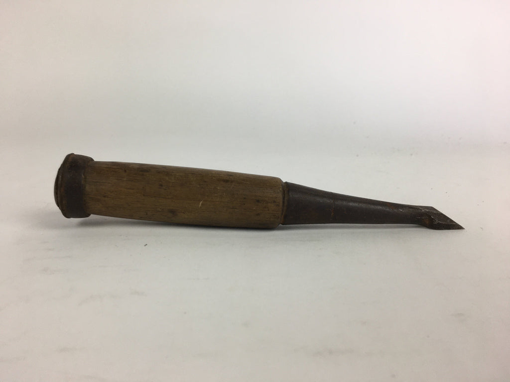Japanese Chisel Nomi Carpentry Vtg Woodworking Tool 17 cm Blade 14 mm T209