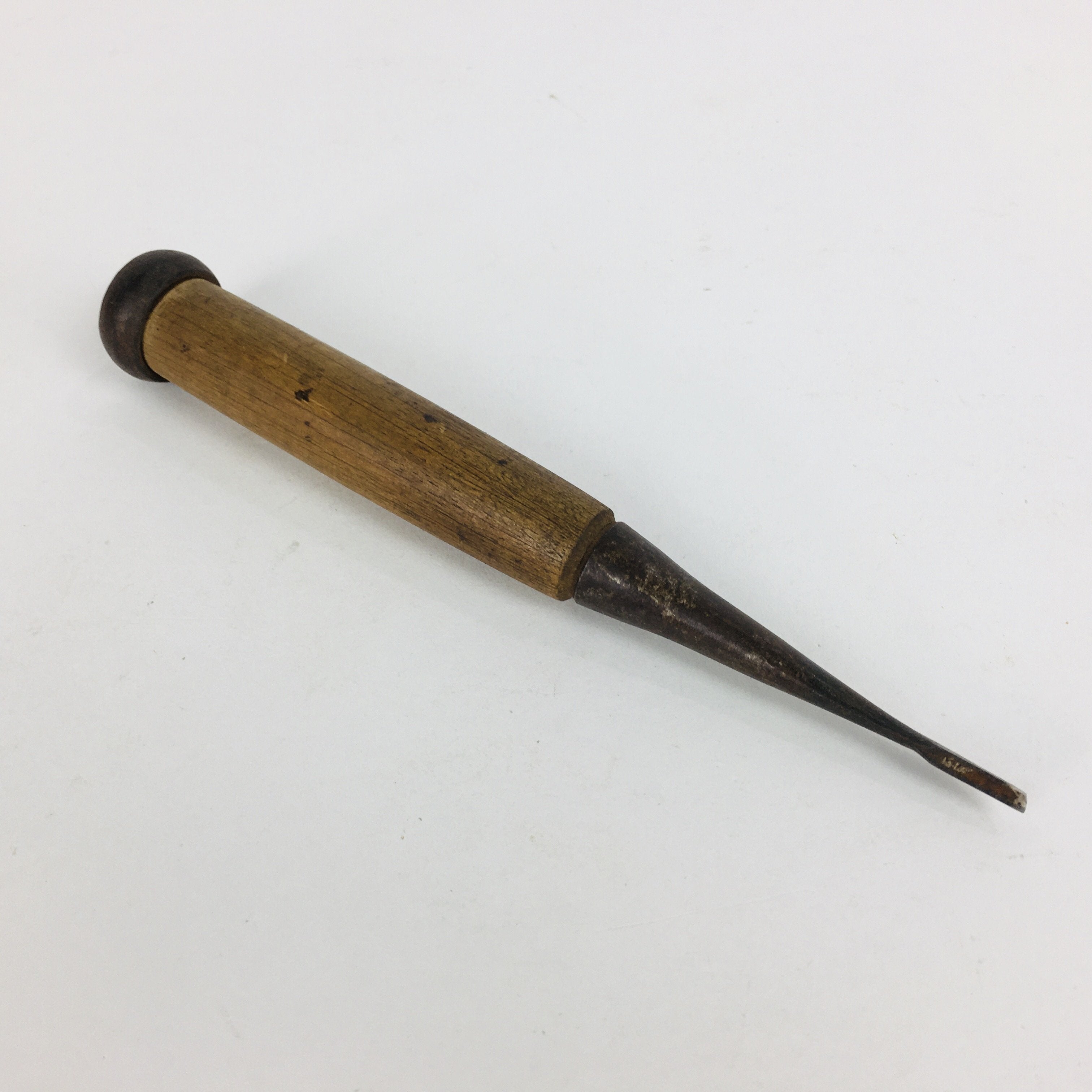 Japanese Chisel Nomi Carpentry Vtg Woodworking Tool 17 cm Blade 3 mm T188