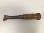 Japanese Chisel Nomi Carpentry Vtg Woodworking Tool 17.7cm Blade 33mm T167