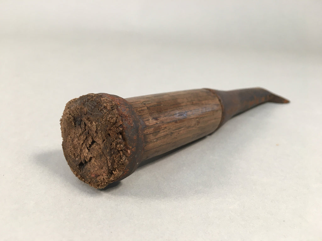 Japanese Chisel Nomi Carpentry Vtg Woodworking Tool 17.7cm Blade 33mm T167