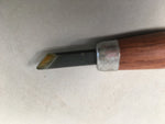 Japanese Chisel Nomi Carpentry Vtg Woodworking Tool 17.8cm Blade 10mm T154