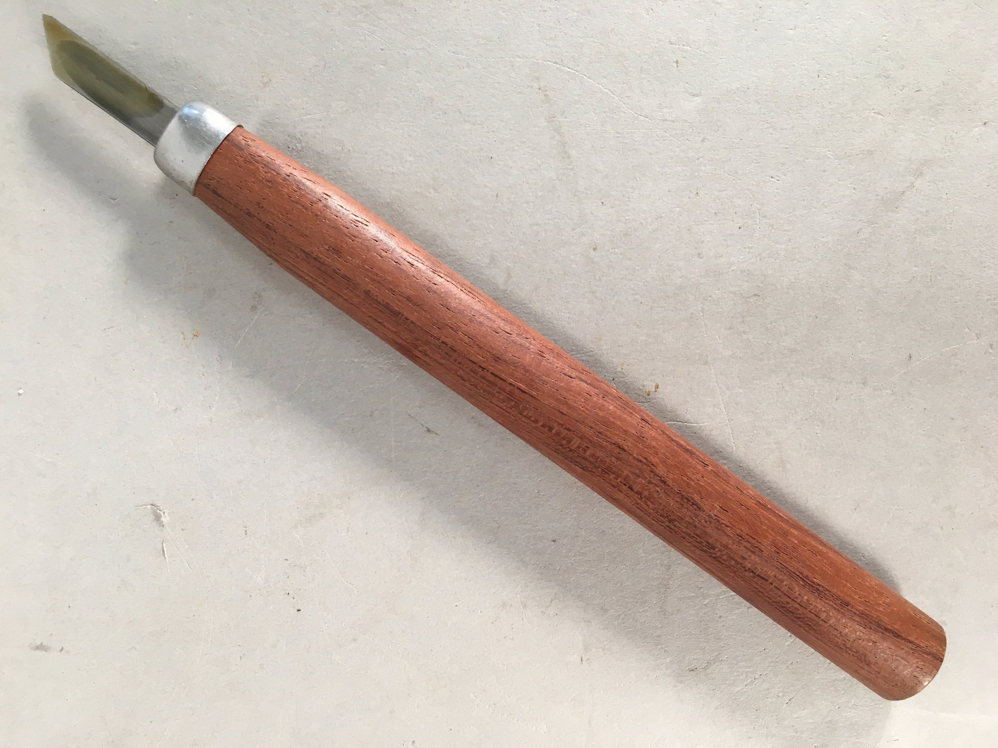 Japanese Chisel Nomi Carpentry Vtg Woodworking Tool 17.8cm Blade 8mm T155