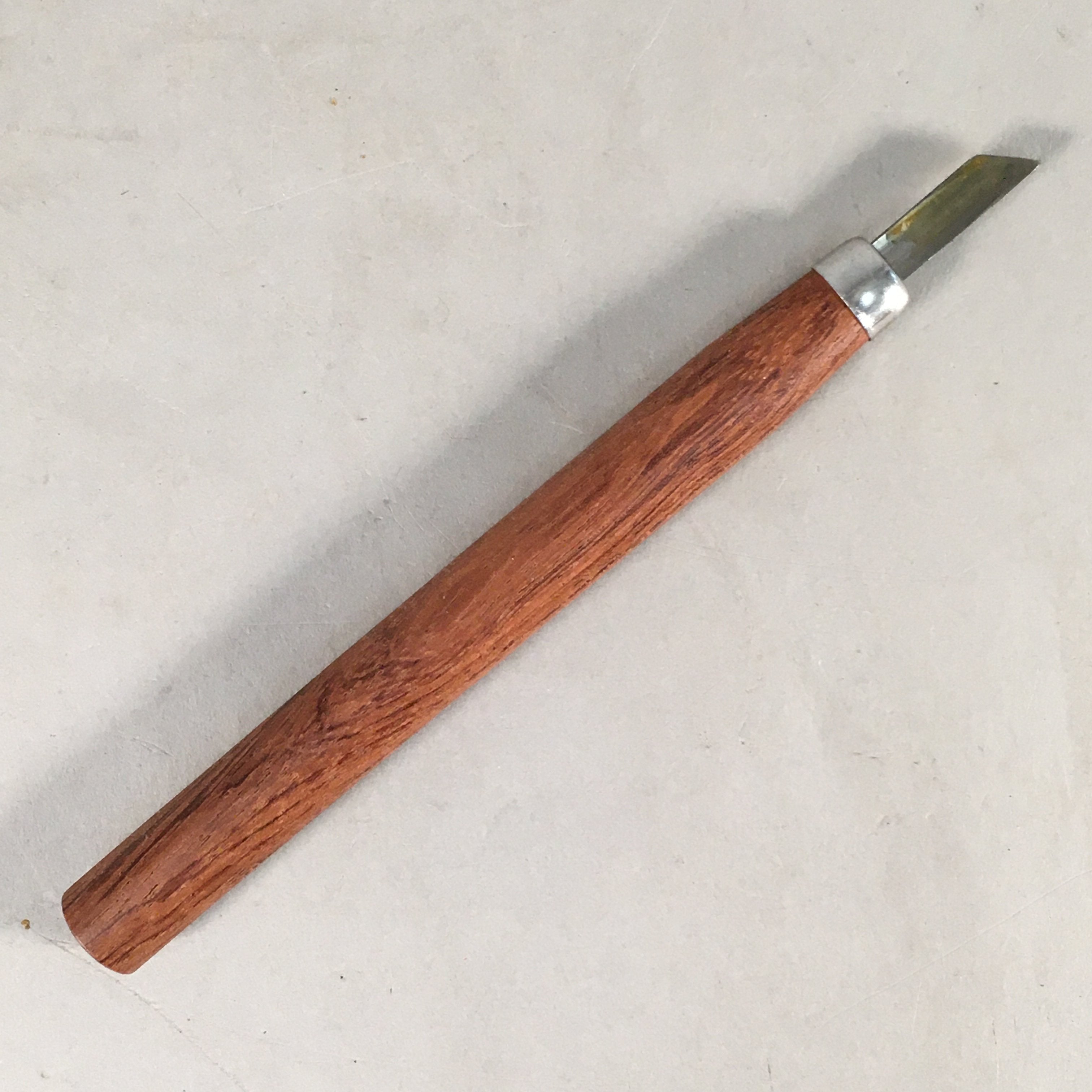 Japanese Chisel Nomi Carpentry Vtg Woodworking Tool 17.8cm Blade 8mm T157