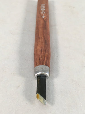 Japanese Chisel Nomi Carpentry Vtg Woodworking Tool 17.8cm Blade 8mm T157