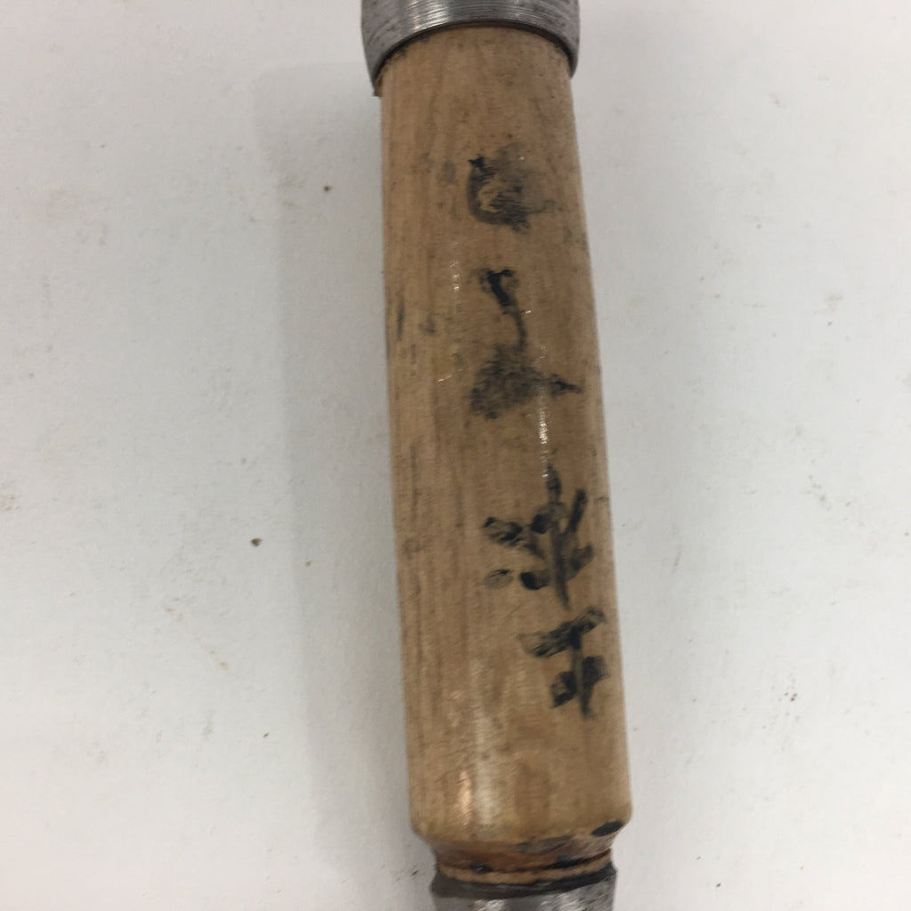 Japanese Chisel Nomi Carpentry Vtg Woodworking Tool 18 cm Blade 10 mm T208