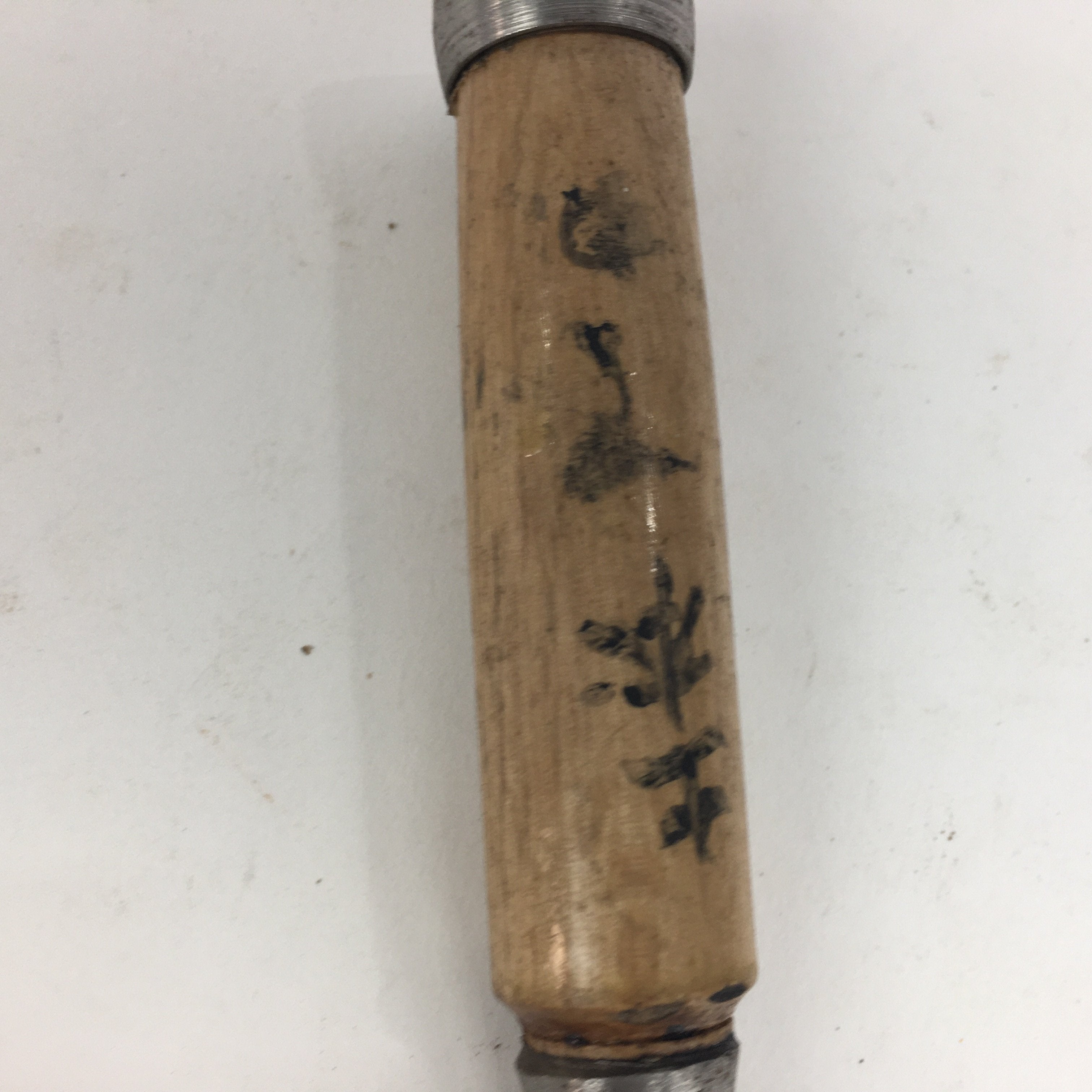 Japanese Chisel Nomi Carpentry Vtg Woodworking Tool 18 cm Blade 10 mm T208