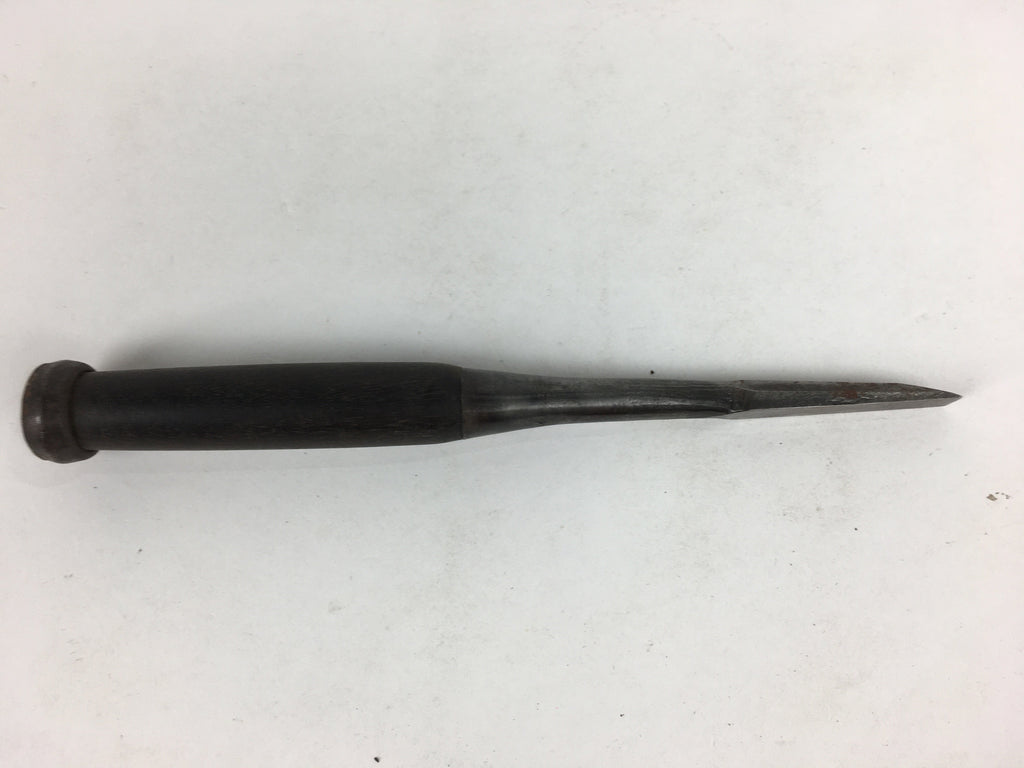 Japanese Chisel Nomi Carpentry Vtg Woodworking Tool 18.1 cm Blade 9 mm T248