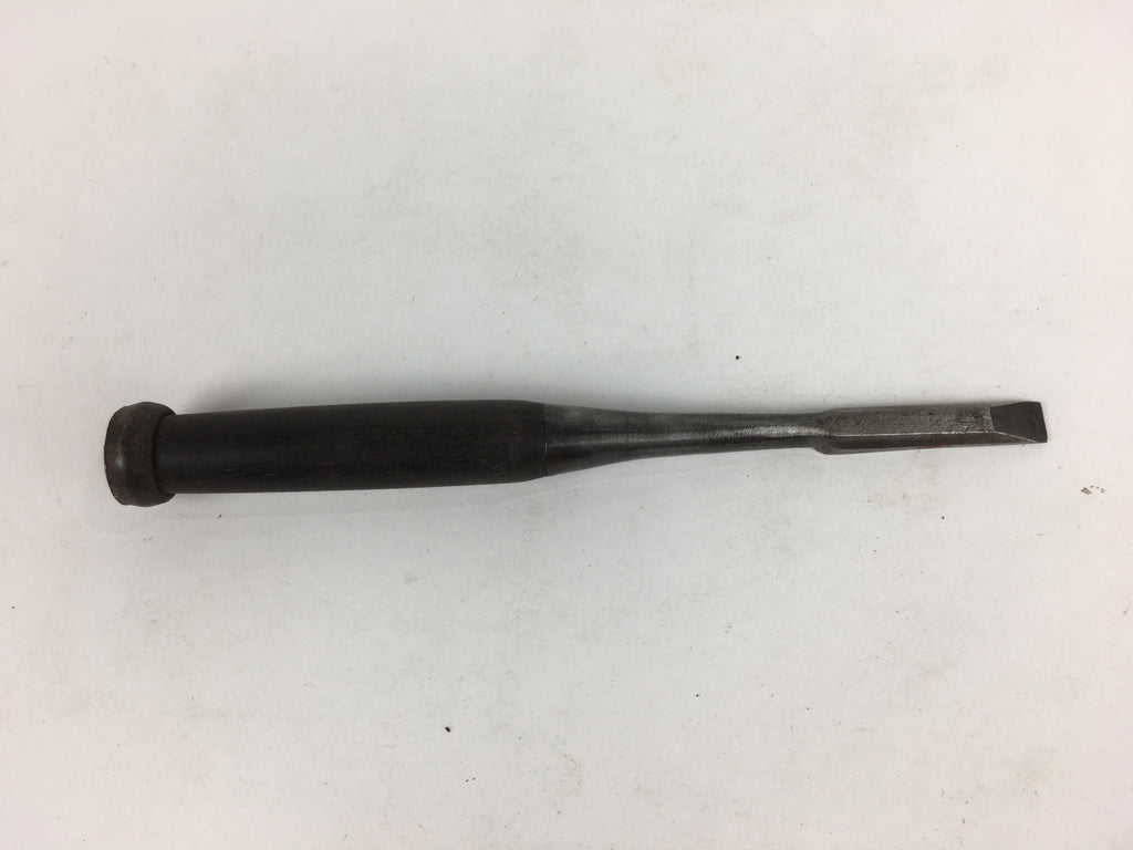 Japanese Chisel Nomi Carpentry Vtg Woodworking Tool 18.1 cm Blade 9 mm T248