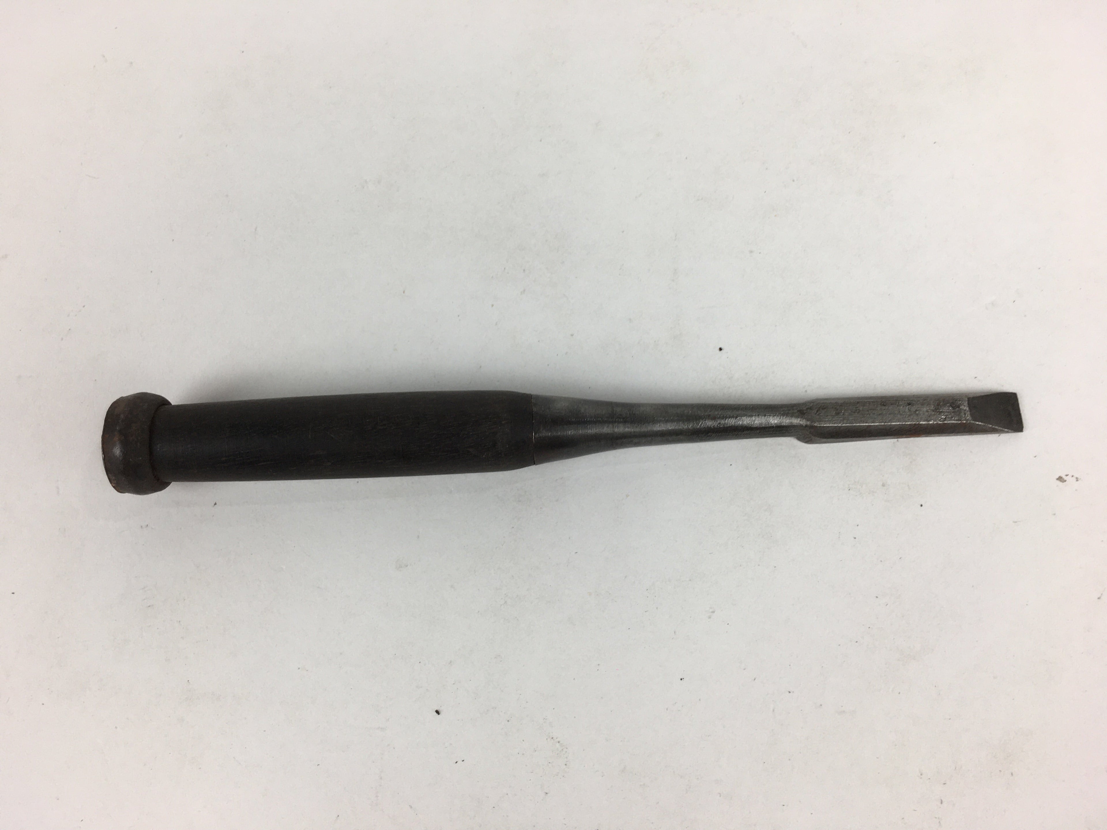 Japanese Chisel Nomi Carpentry Vtg Woodworking Tool 18.1 cm Blade 9 mm T248