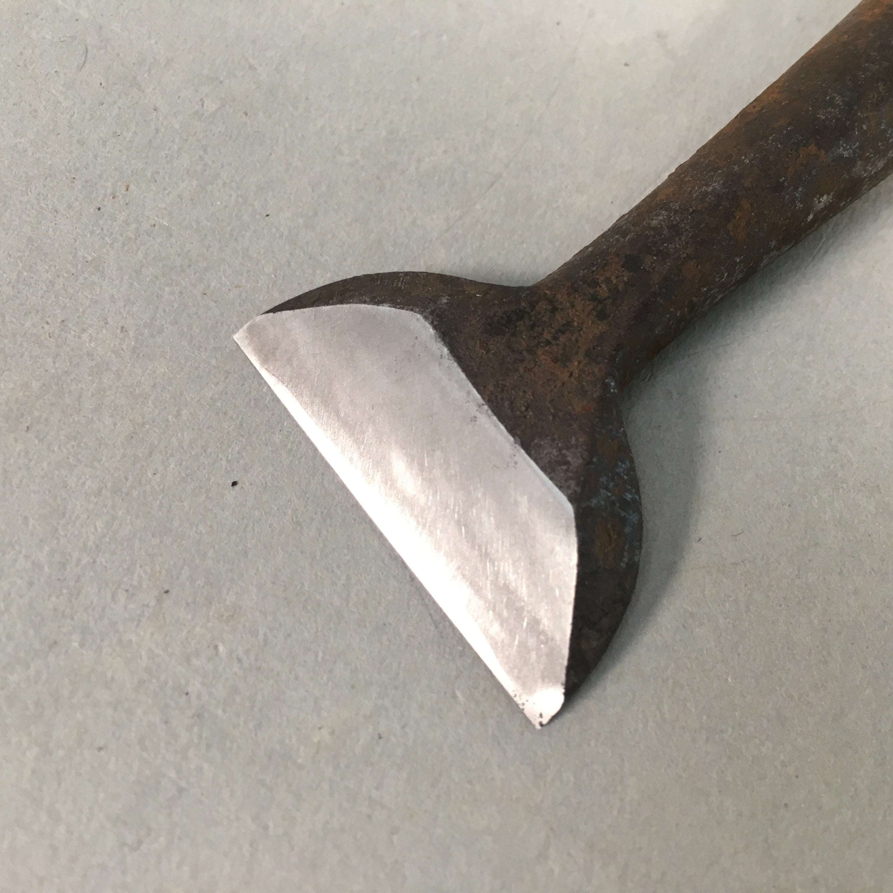 Japanese Chisel Nomi Carpentry Vtg Woodworking Tool 18.5 cm Blade 36 mm T180