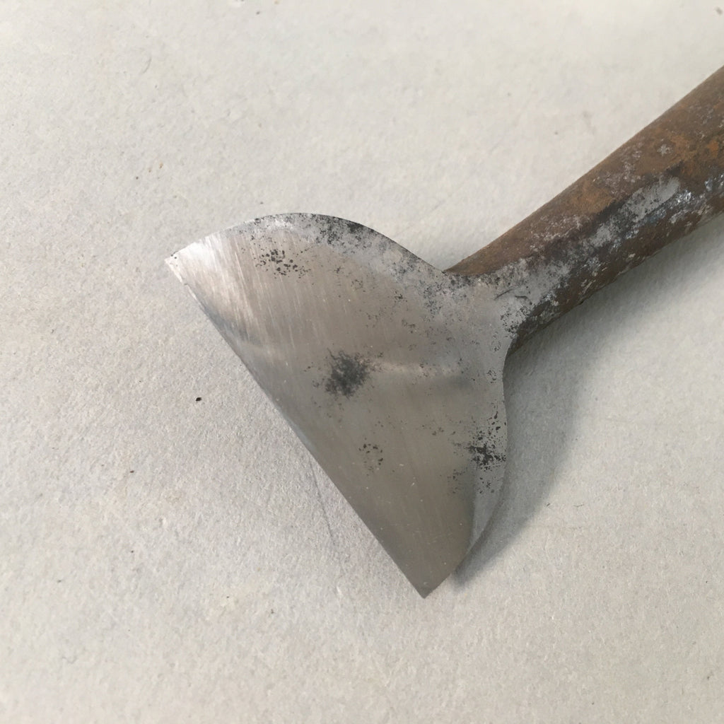 Japanese Chisel Nomi Carpentry Vtg Woodworking Tool 18.5 cm Blade 36 mm T180
