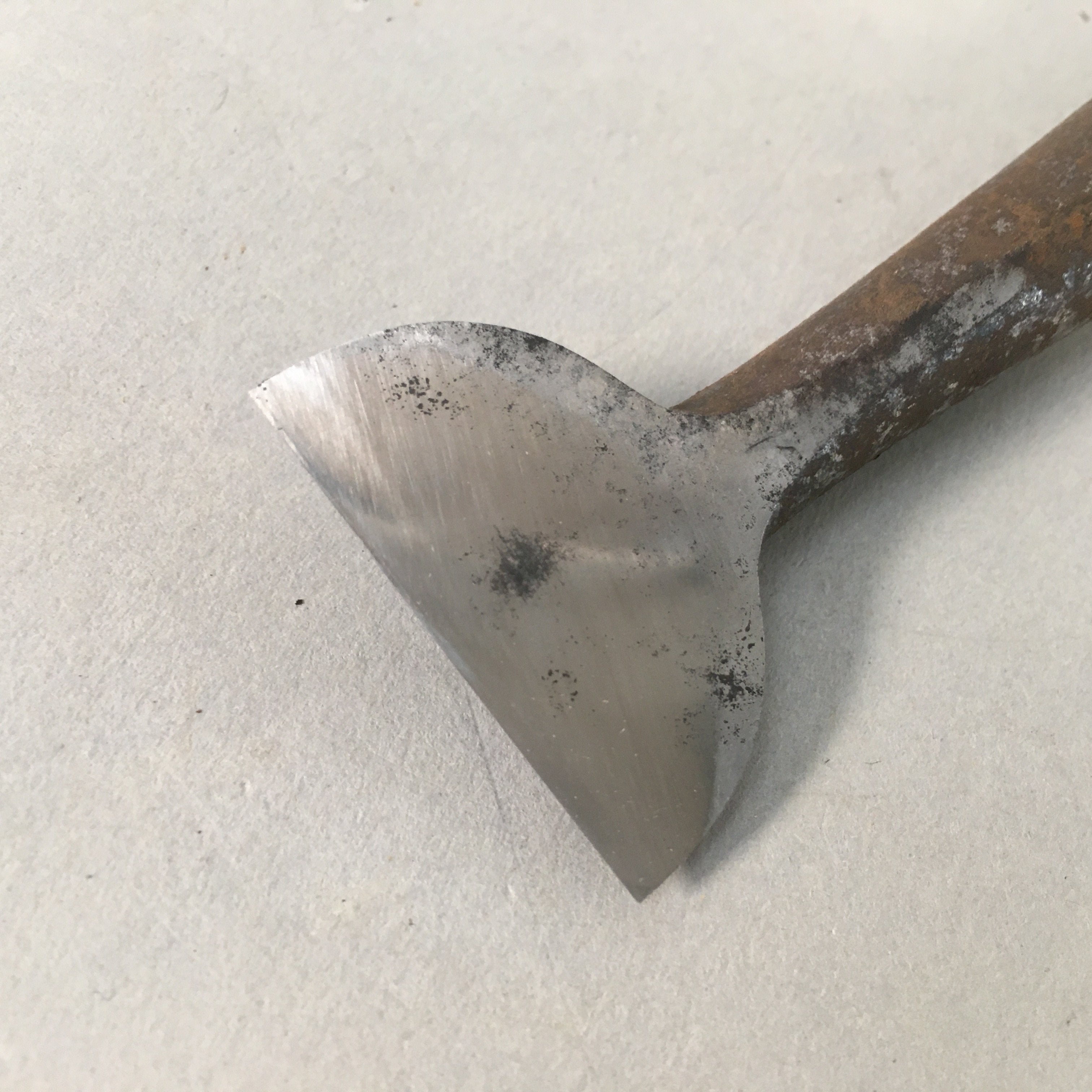 Japanese Chisel Nomi Carpentry Vtg Woodworking Tool 18.5 cm Blade 36 mm T180