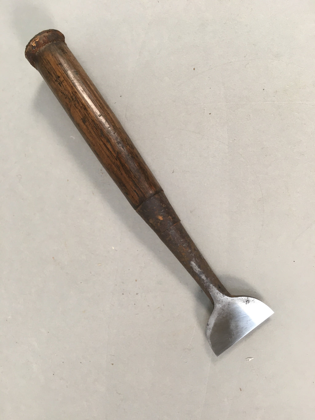 Japanese Chisel Nomi Carpentry Vtg Woodworking Tool 18.5 cm Blade 36 mm T180