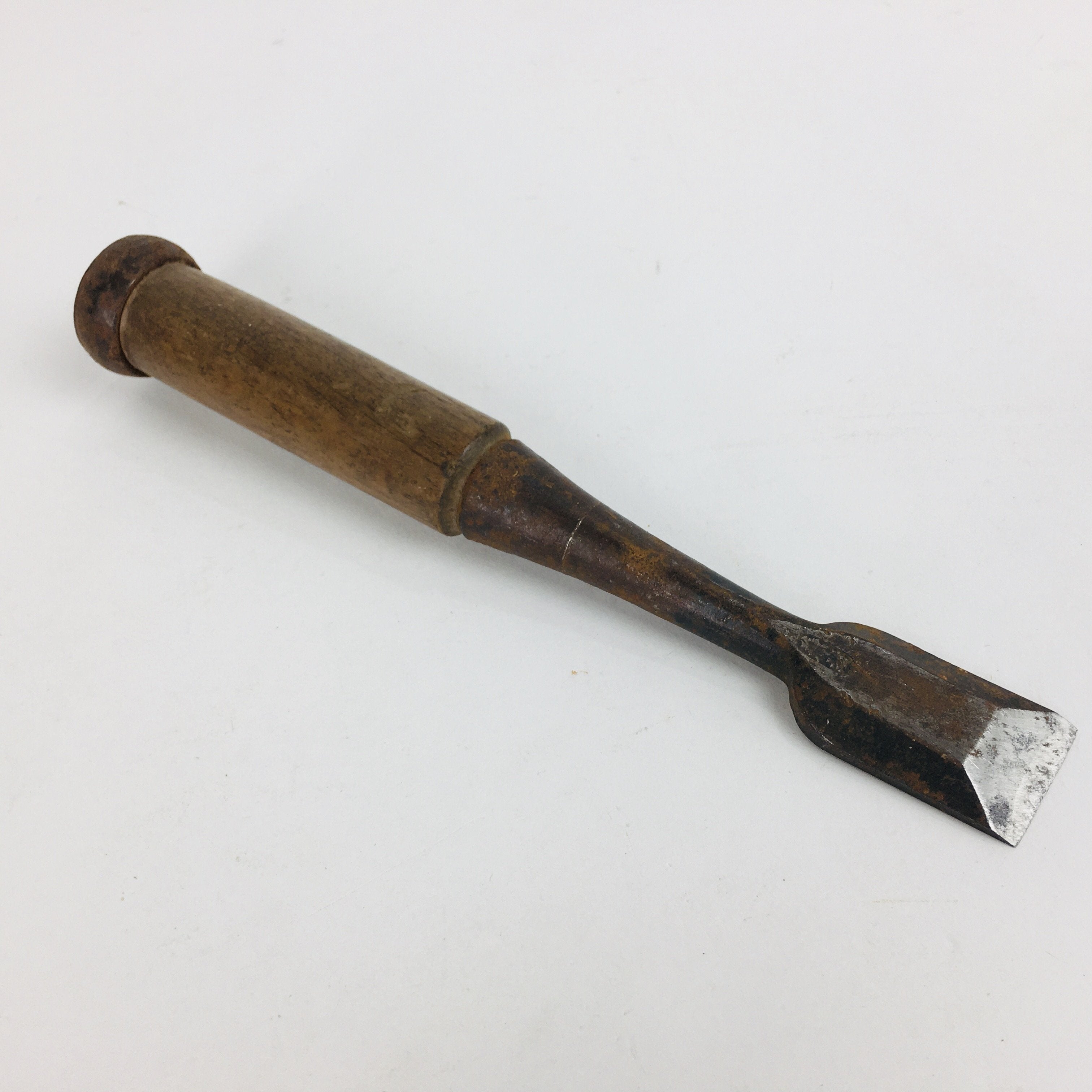 Japanese Chisel Nomi Carpentry Vtg Woodworking Tool 20 cm Blade 25 mm T187