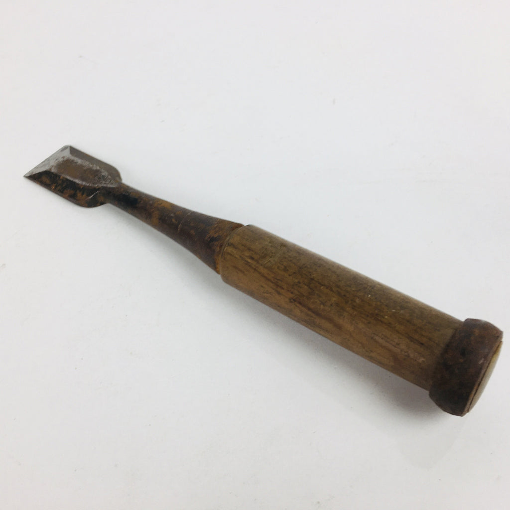 Japanese Chisel Nomi Carpentry Vtg Woodworking Tool 20 cm Blade 25 mm T187