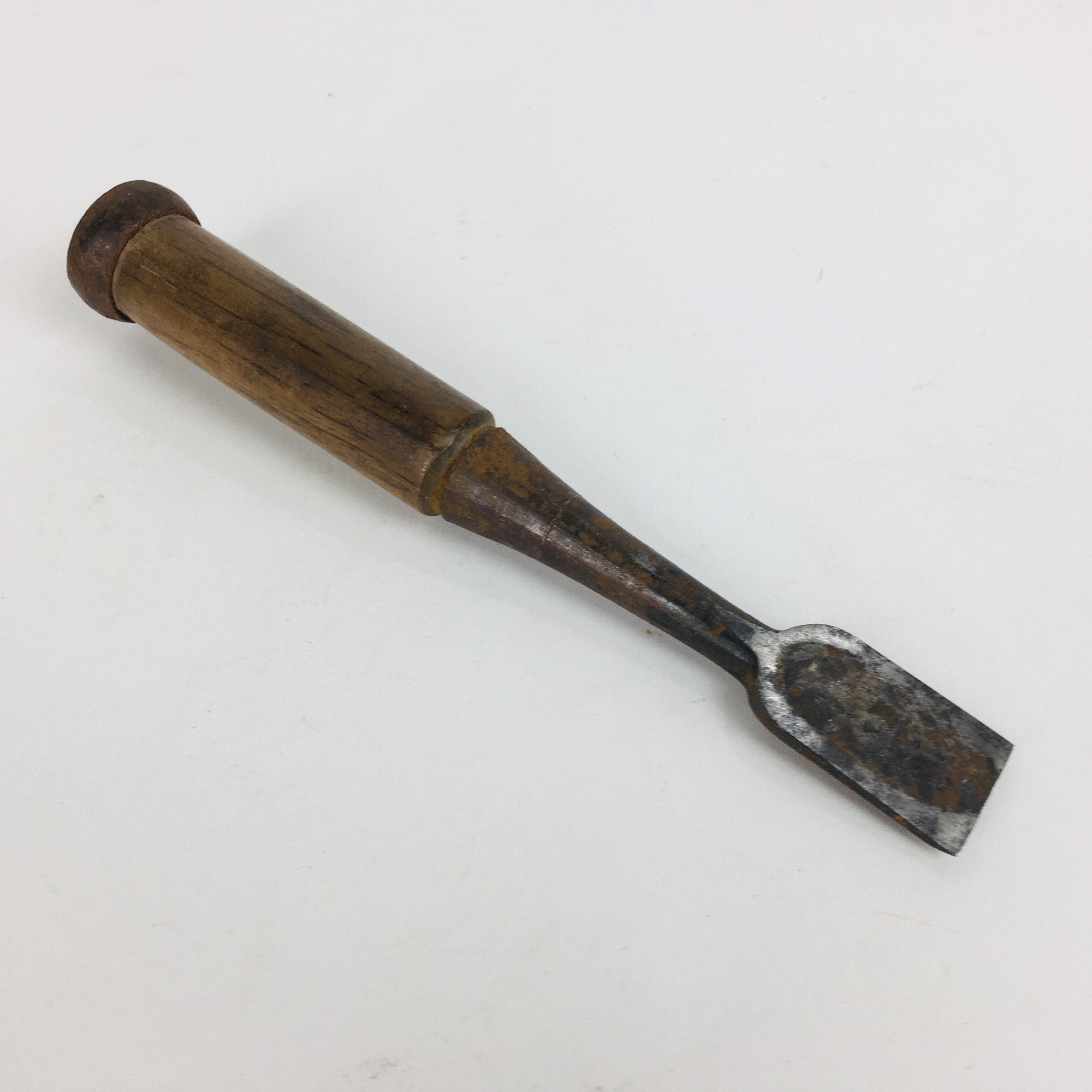 Japanese Chisel Nomi Carpentry Vtg Woodworking Tool 20 cm Blade 25 mm T187