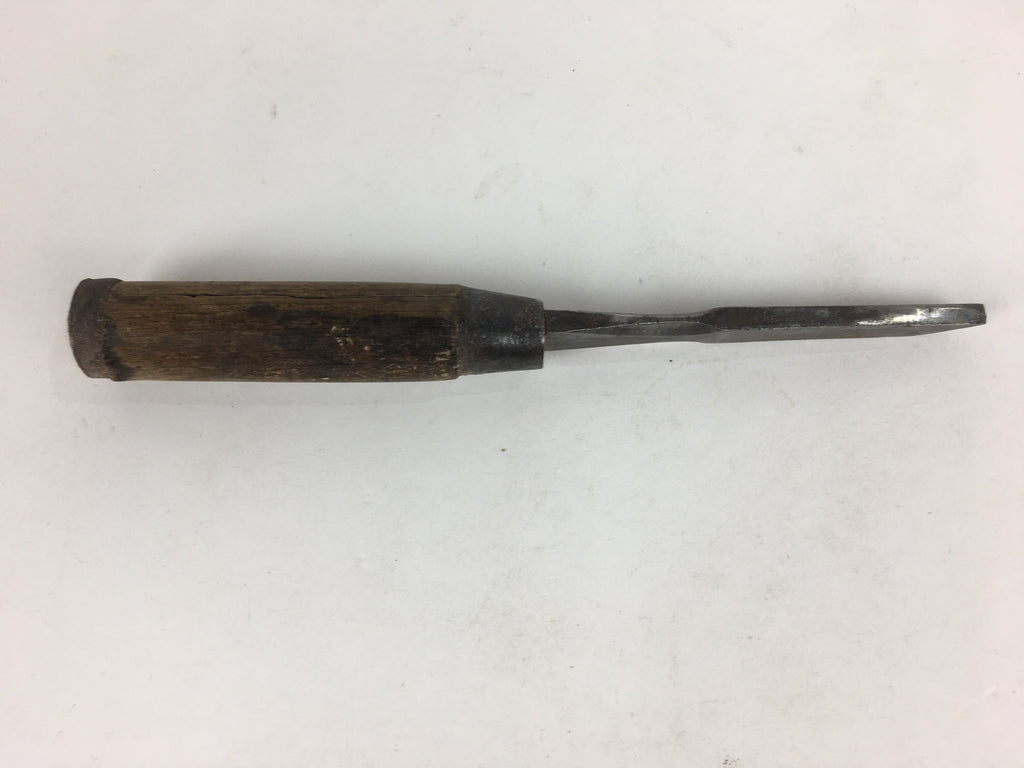 Japanese Chisel Nomi Carpentry Vtg Woodworking Tool 20.2 cm Blade 5 mm T254