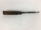 Japanese Chisel Nomi Carpentry Vtg Woodworking Tool 20.2 cm Blade 5 mm T254