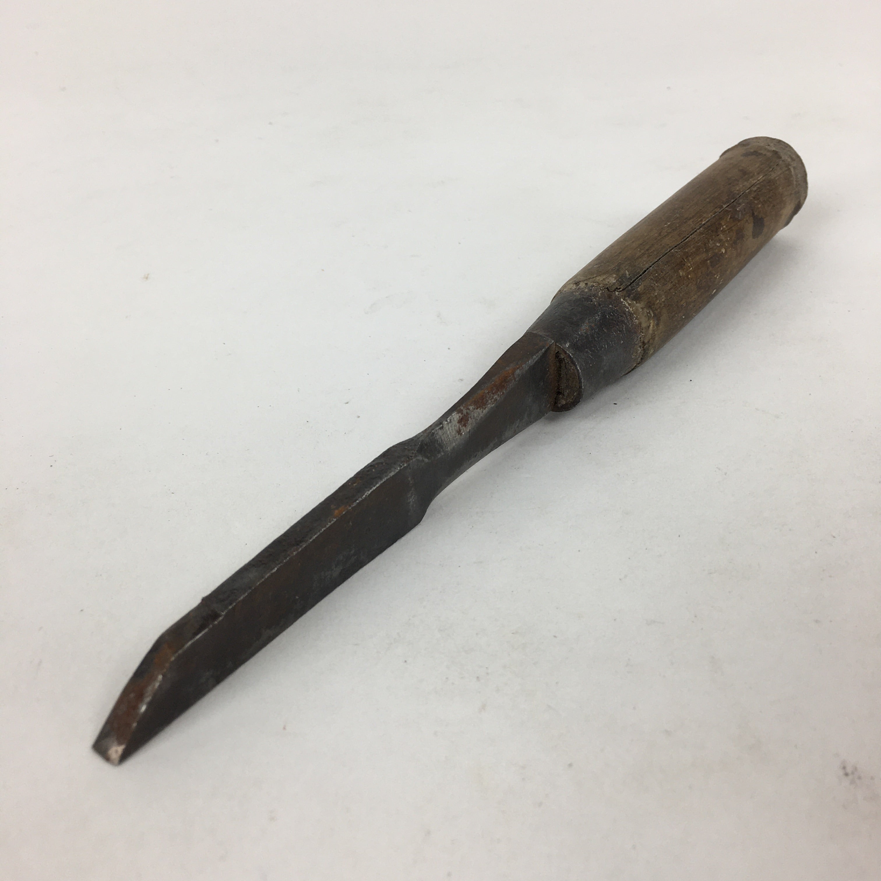 Japanese Chisel Nomi Carpentry Vtg Woodworking Tool 20.2 cm Blade 5 mm T254