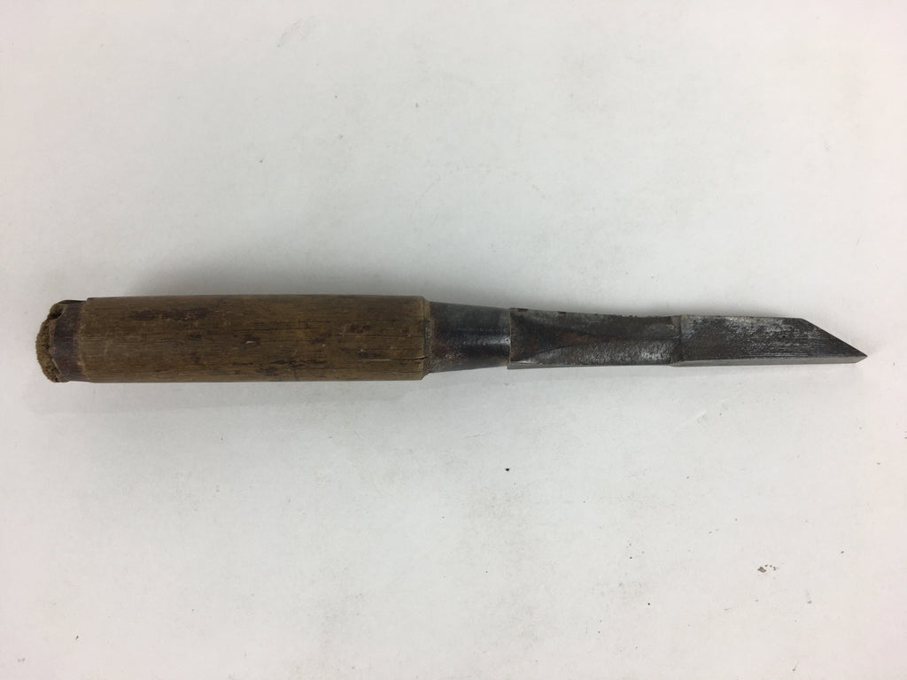 Japanese Chisel Nomi Carpentry Vtg Woodworking Tool 20.4 cm Blade 6 mm T243