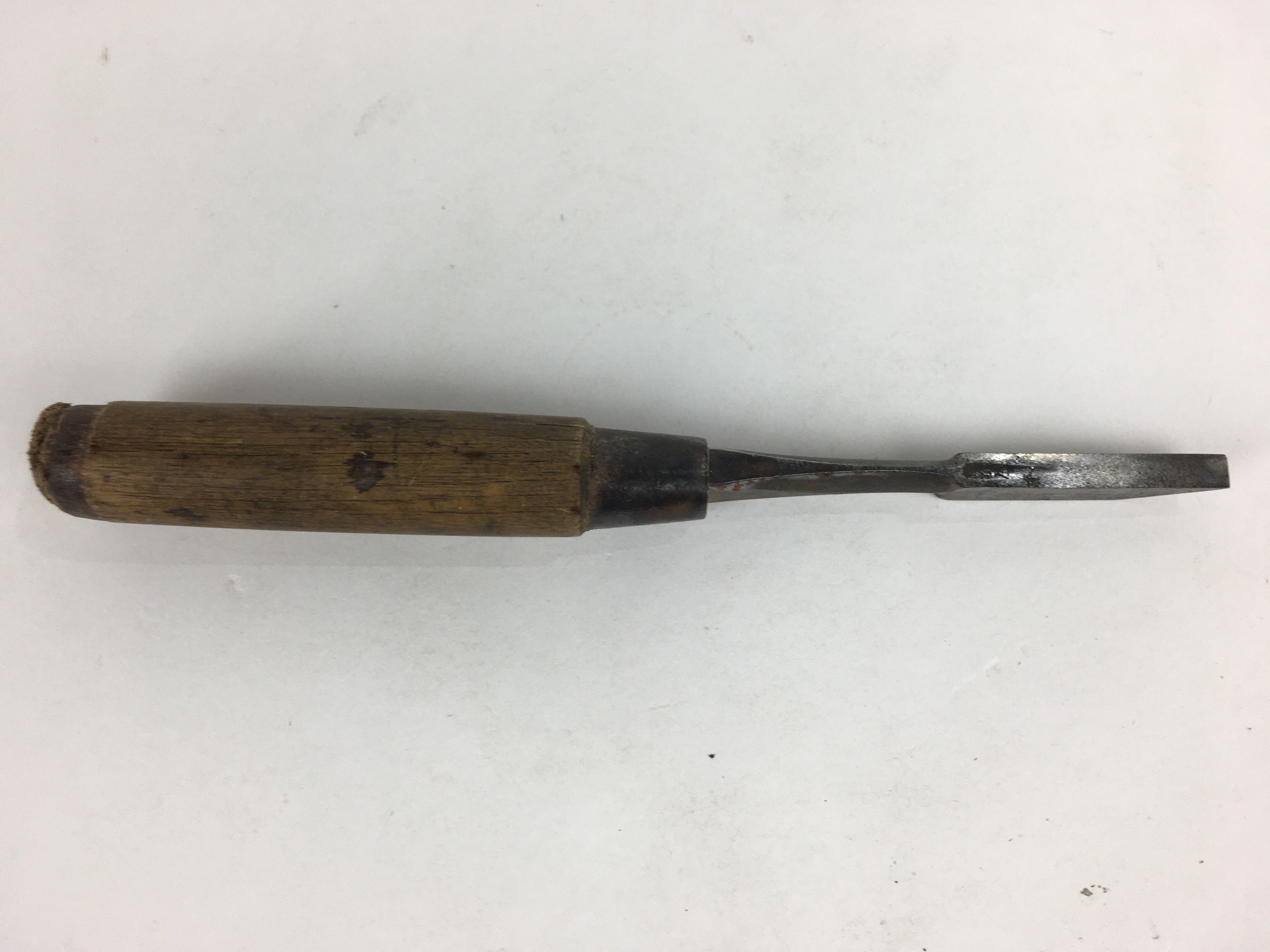 Japanese Chisel Nomi Carpentry Vtg Woodworking Tool 20.4 cm Blade 6 mm T243