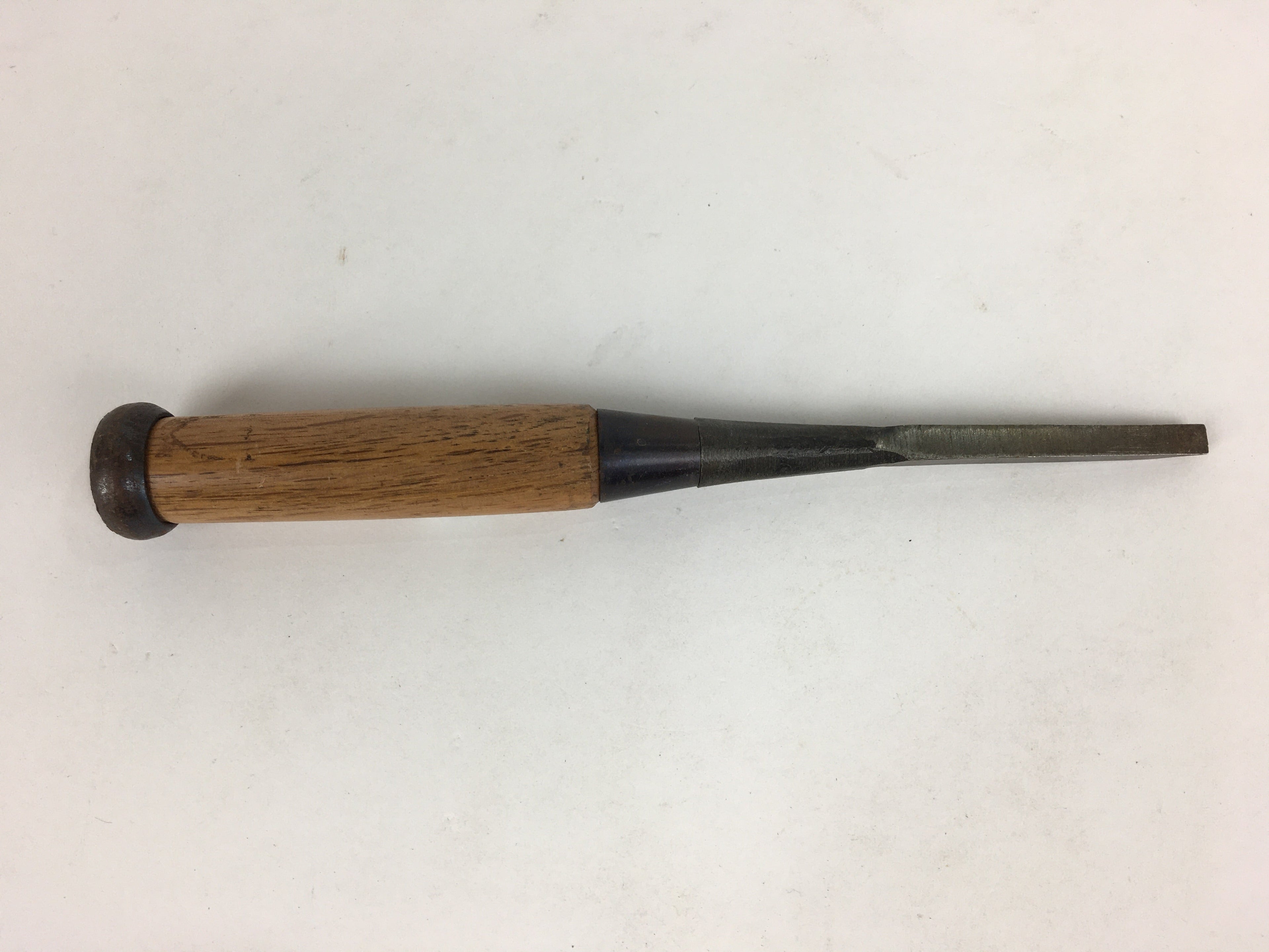 Japanese Chisel Nomi Carpentry Vtg Woodworking Tool 20.7 cm Blade 6 mm T249