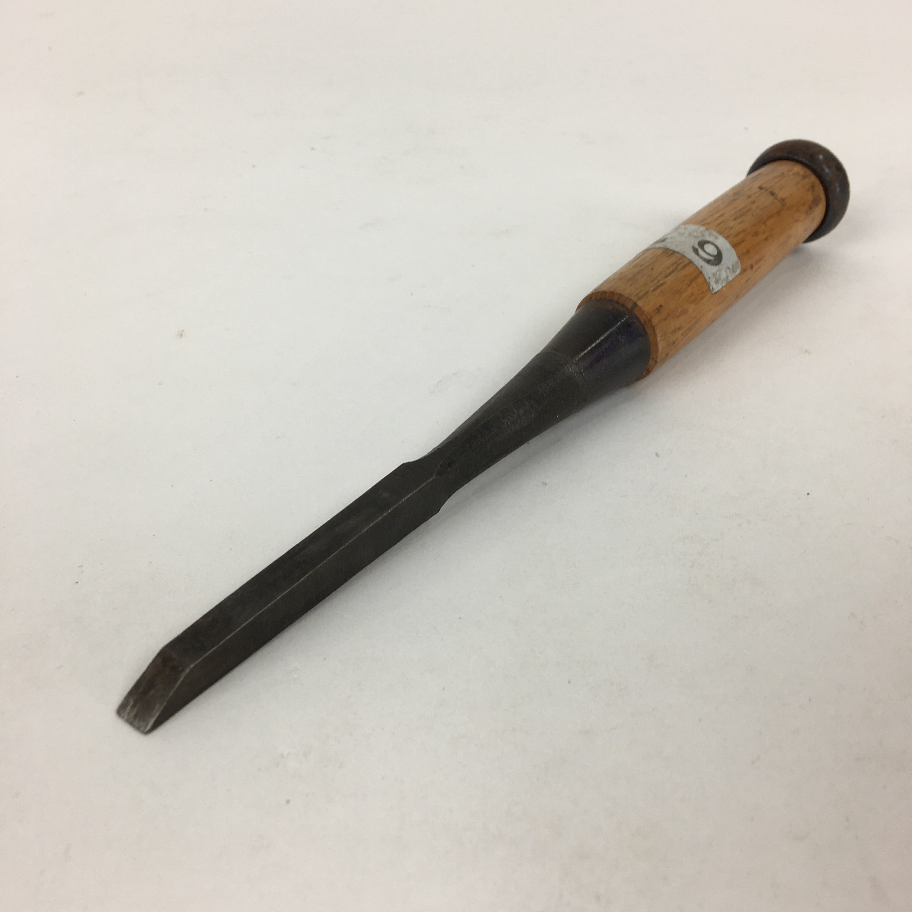 Japanese Chisel Nomi Carpentry Vtg Woodworking Tool 20.7 cm Blade 6 mm T249