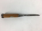 Japanese Chisel Nomi Carpentry Vtg Woodworking Tool 21 cm Blade 10 mm T244