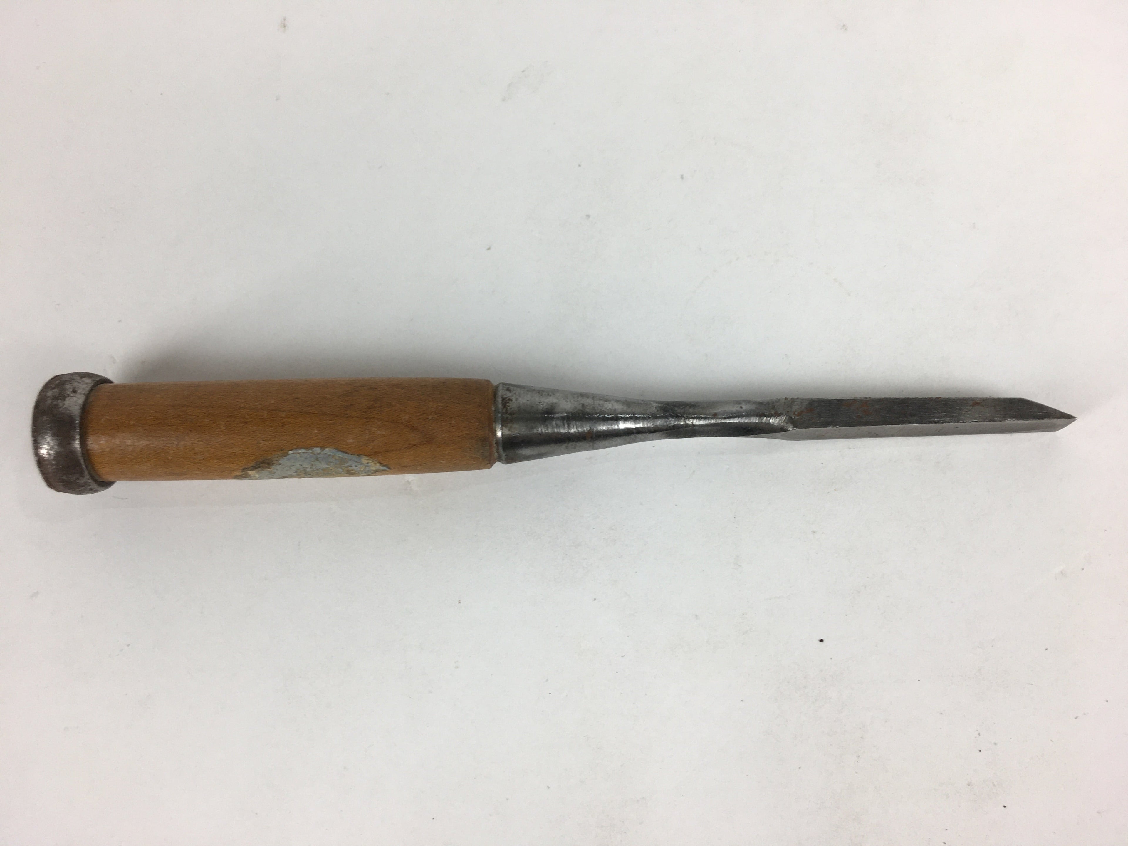Japanese Chisel Nomi Carpentry Vtg Woodworking Tool 21 cm Blade 10 mm T244