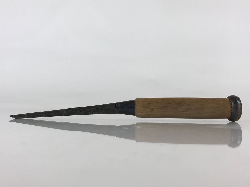 Japanese Chisel Nomi Carpentry Vtg Woodworking Tool 21 cm Blade 10 mm T260
