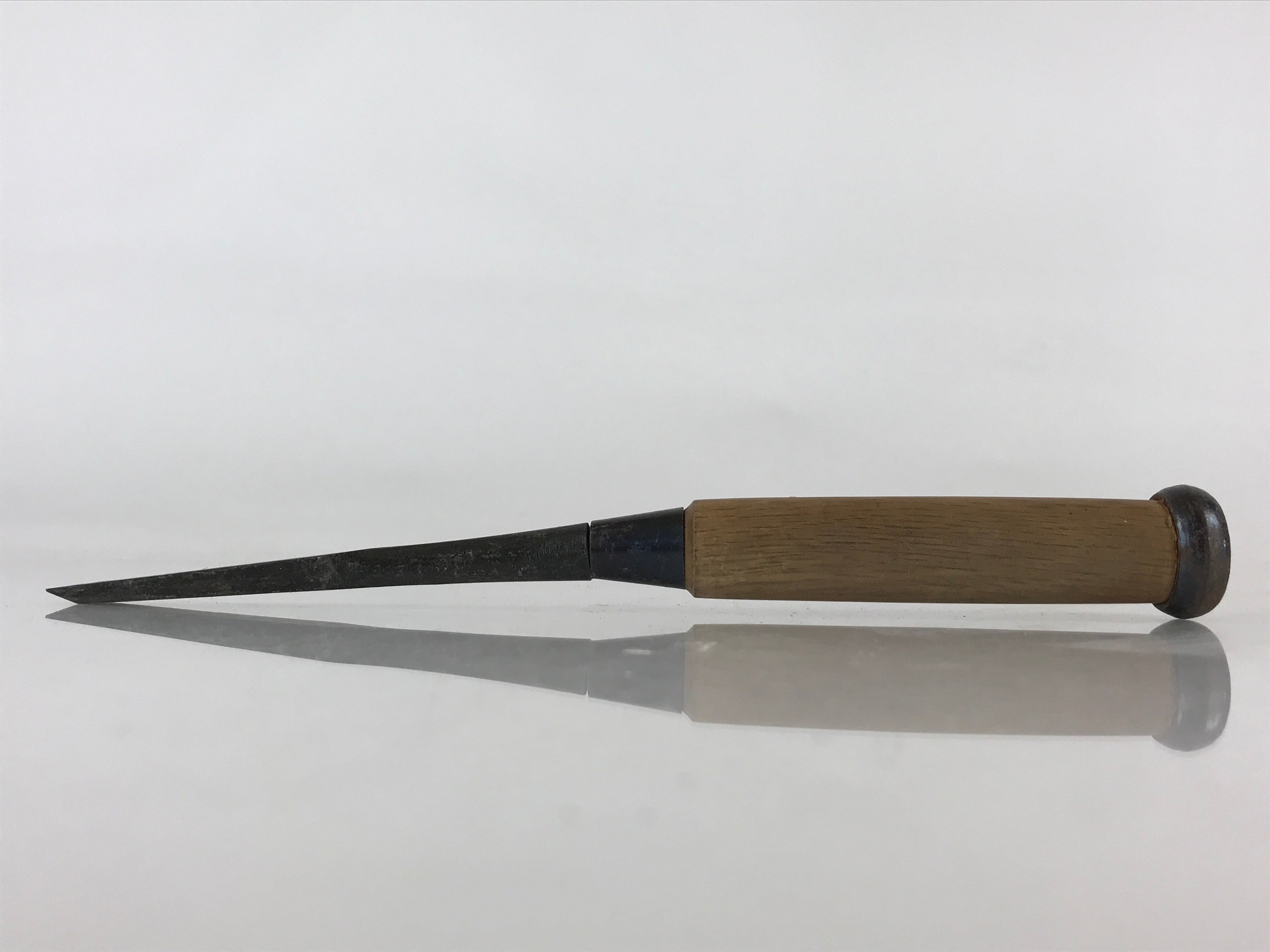 Japanese Chisel Nomi Carpentry Vtg Woodworking Tool 21 cm Blade 10 mm T260