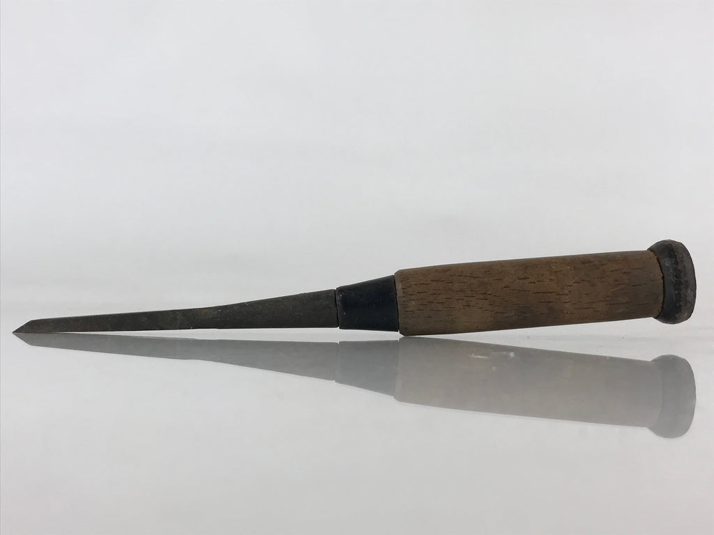 Japanese Chisel Nomi Carpentry Vtg Woodworking Tool 21 cm Blade 10 mm T261