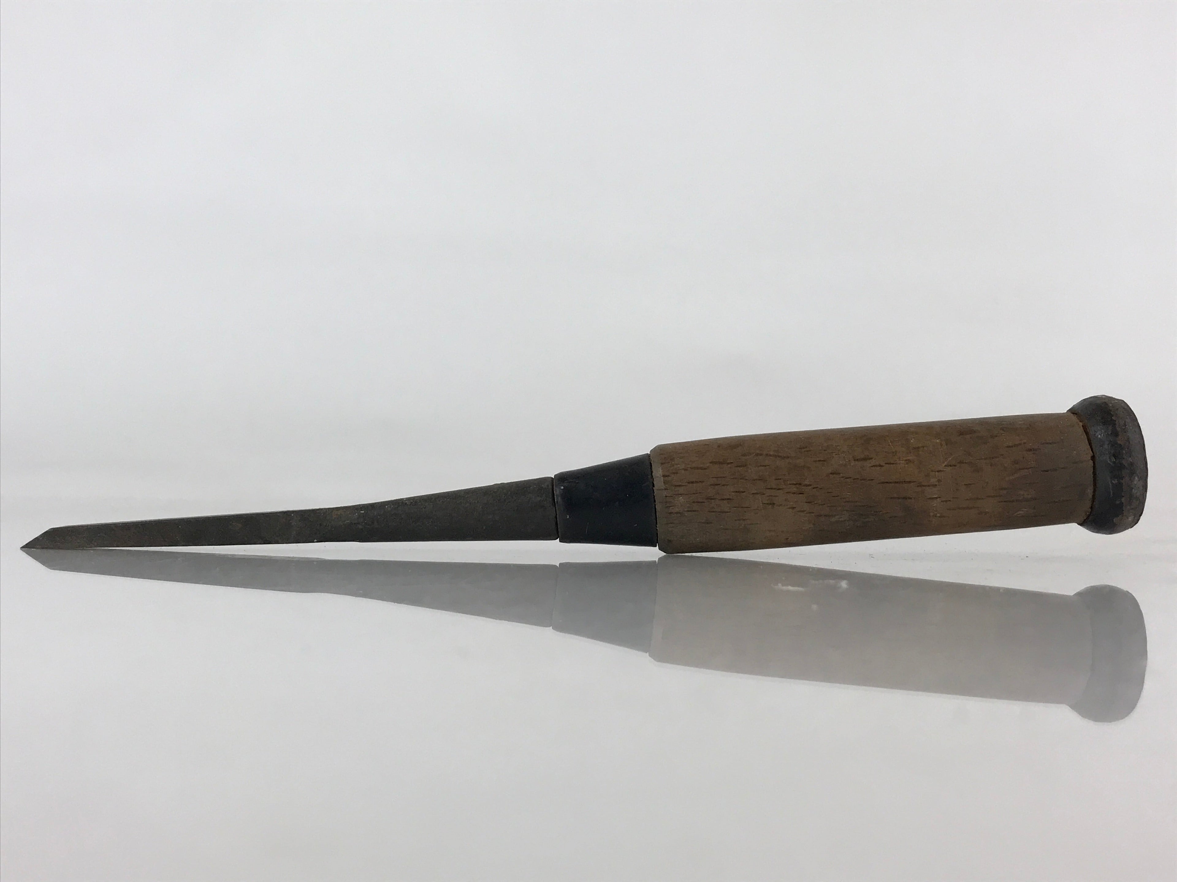 Japanese Chisel Nomi Carpentry Vtg Woodworking Tool 21 cm Blade 10 mm T261