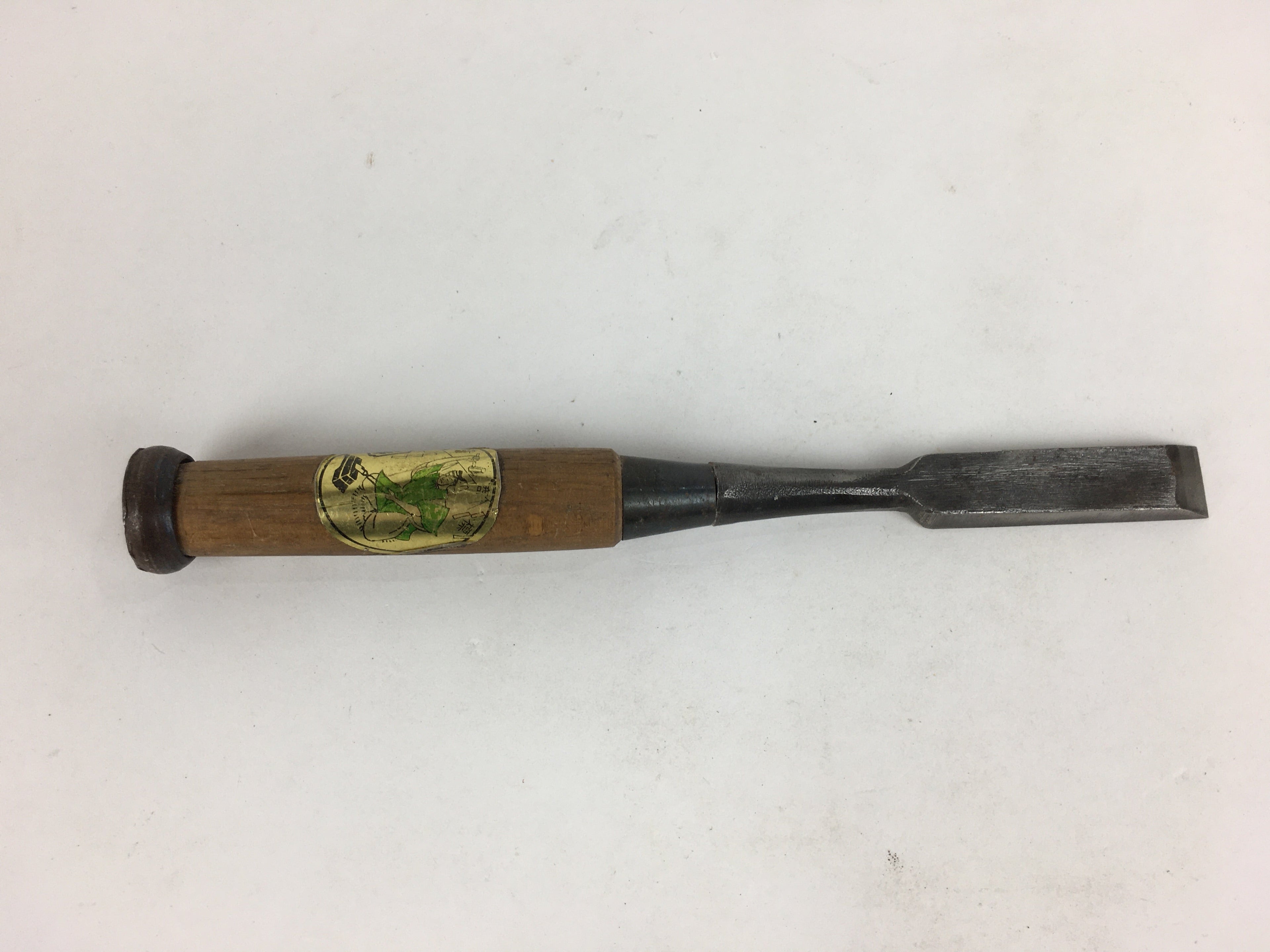 Japanese Chisel Nomi Carpentry Vtg Woodworking Tool 21 cm Blade 15 mm T253