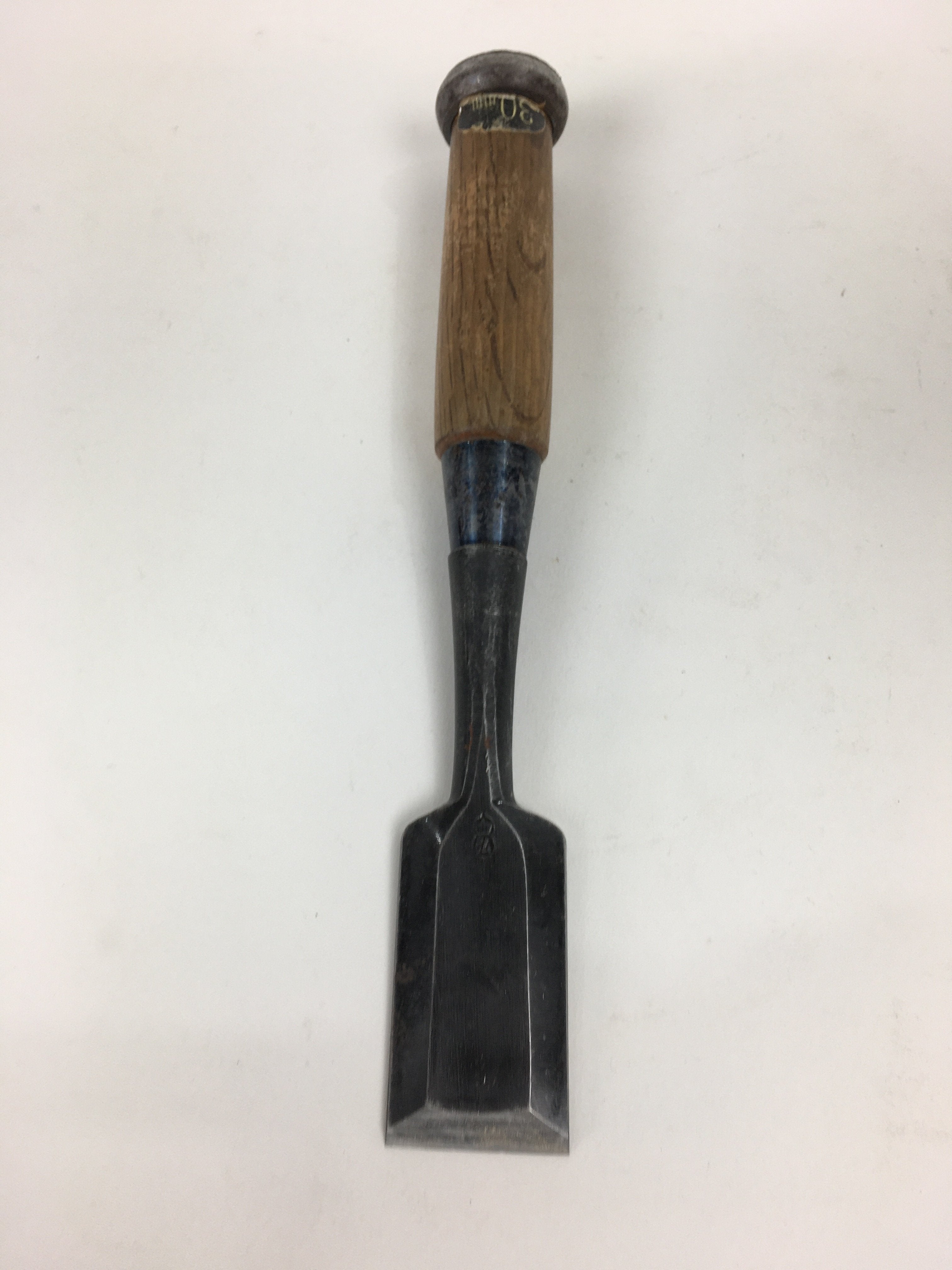 Japanese Chisel Nomi Carpentry Vtg Woodworking Tool 21 cm Blade 30 mm T221
