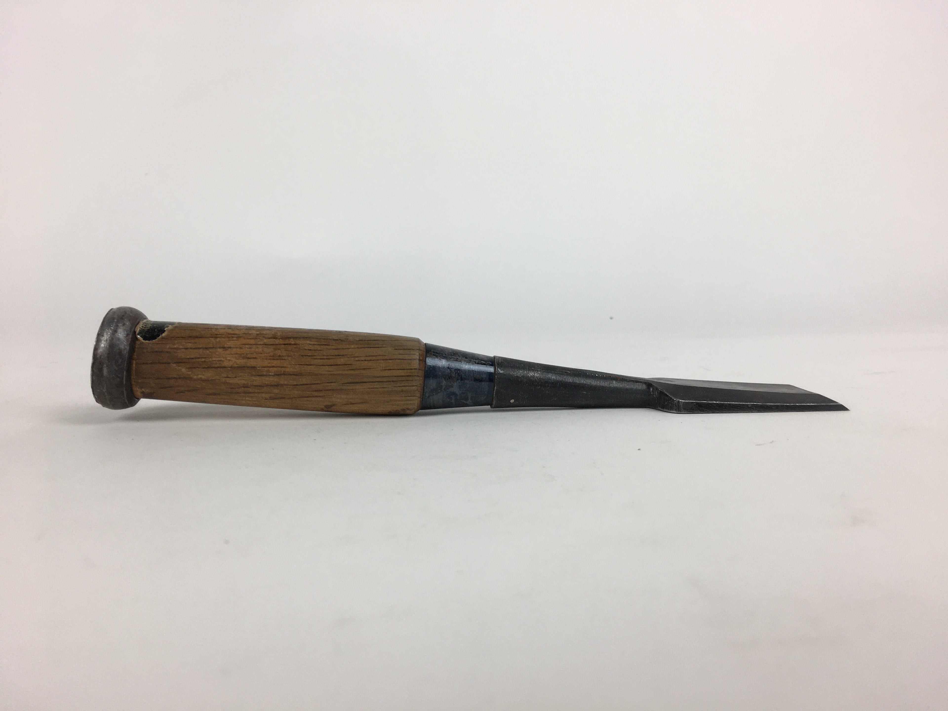 Japanese Chisel Nomi Carpentry Vtg Woodworking Tool 21 cm Blade 30 mm T221