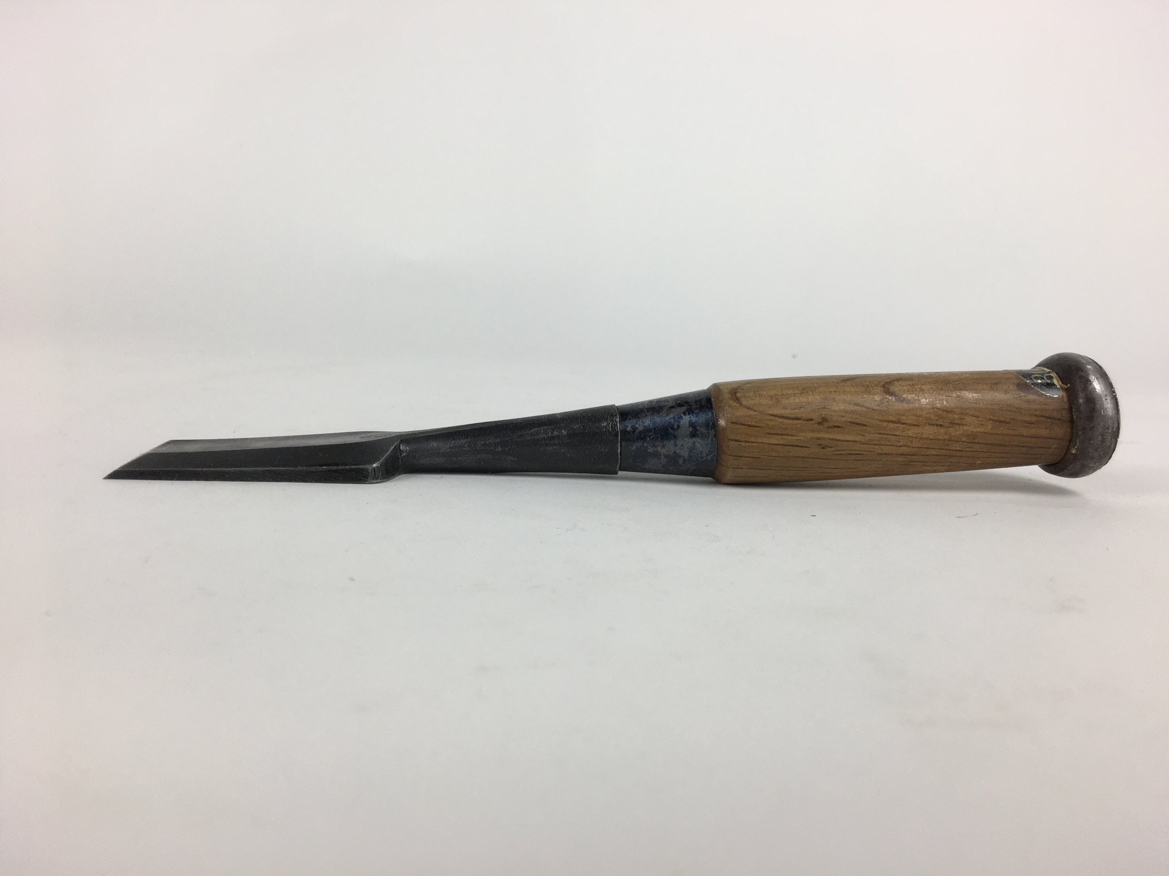 Japanese Chisel Nomi Carpentry Vtg Woodworking Tool 21 cm Blade 30 mm T221