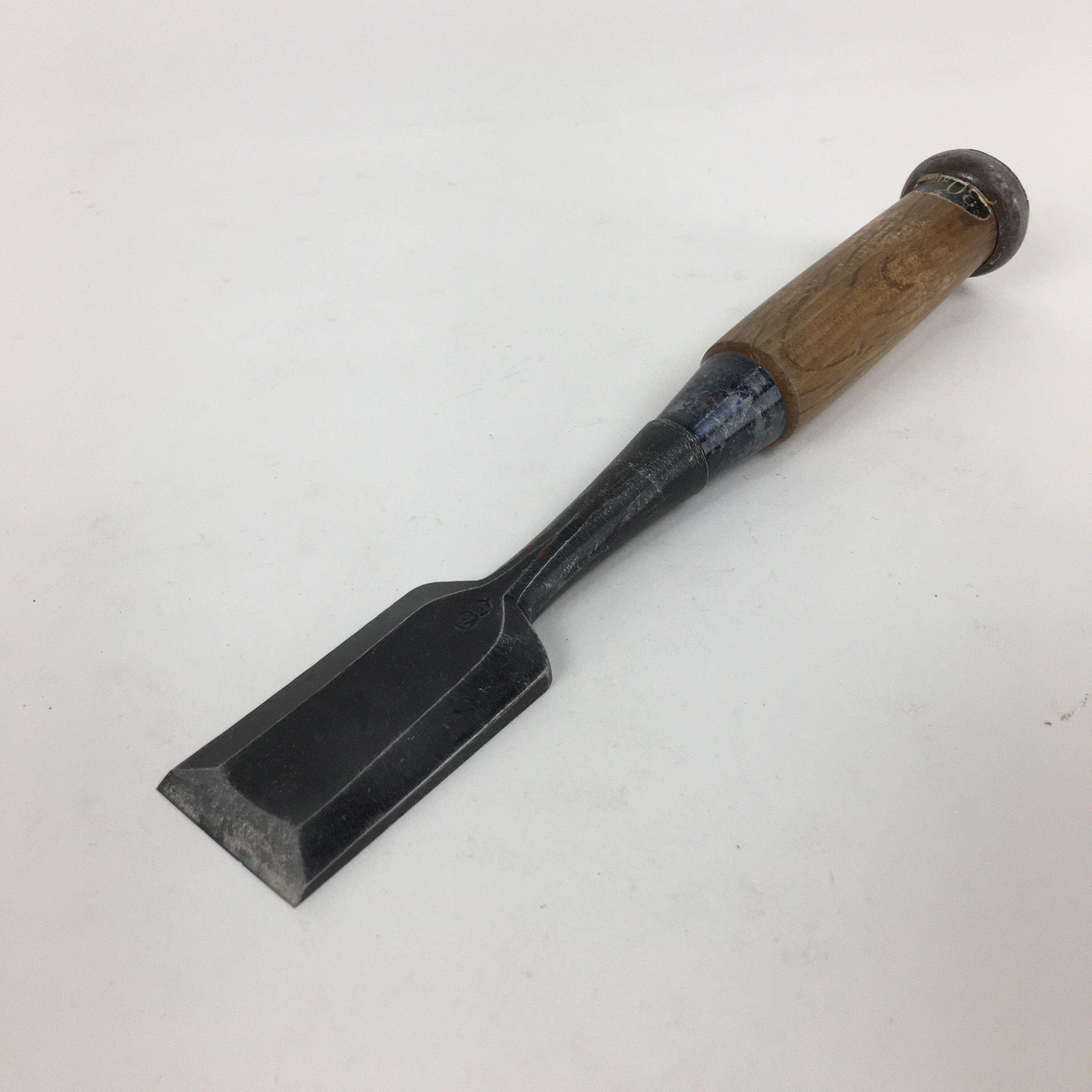 Japanese Chisel Nomi Carpentry Vtg Woodworking Tool 21 cm Blade 30 mm T221