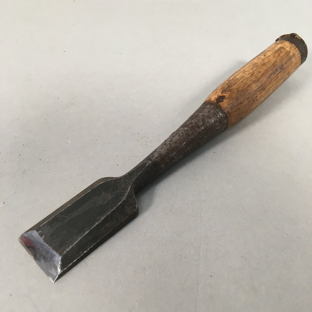 Japanese Chisel Nomi Carpentry Vtg Woodworking Tool 21 cm Blade 30mm T177