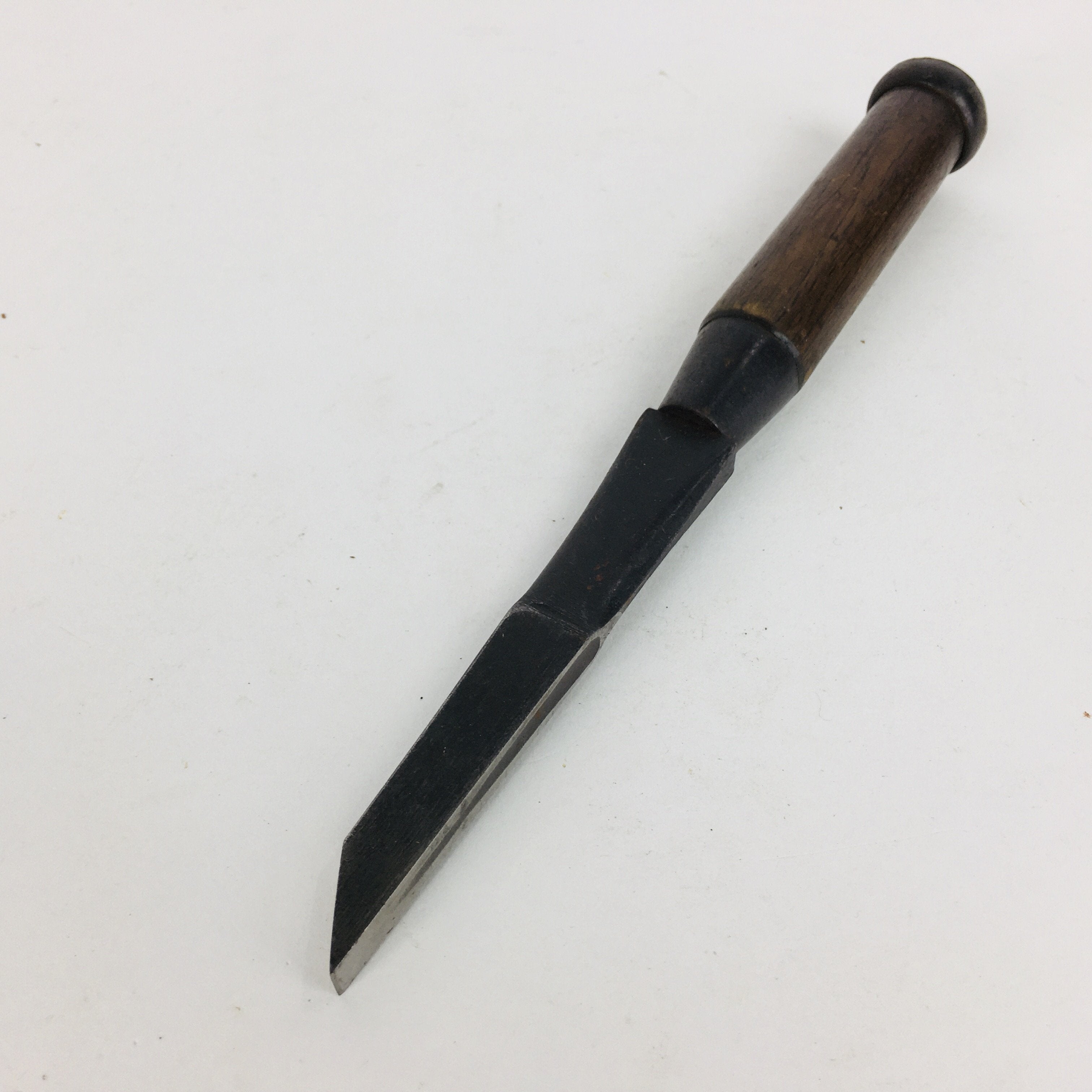 Japanese Chisel Nomi Carpentry Vtg Woodworking Tool 21 cm Blade 7 mm T186