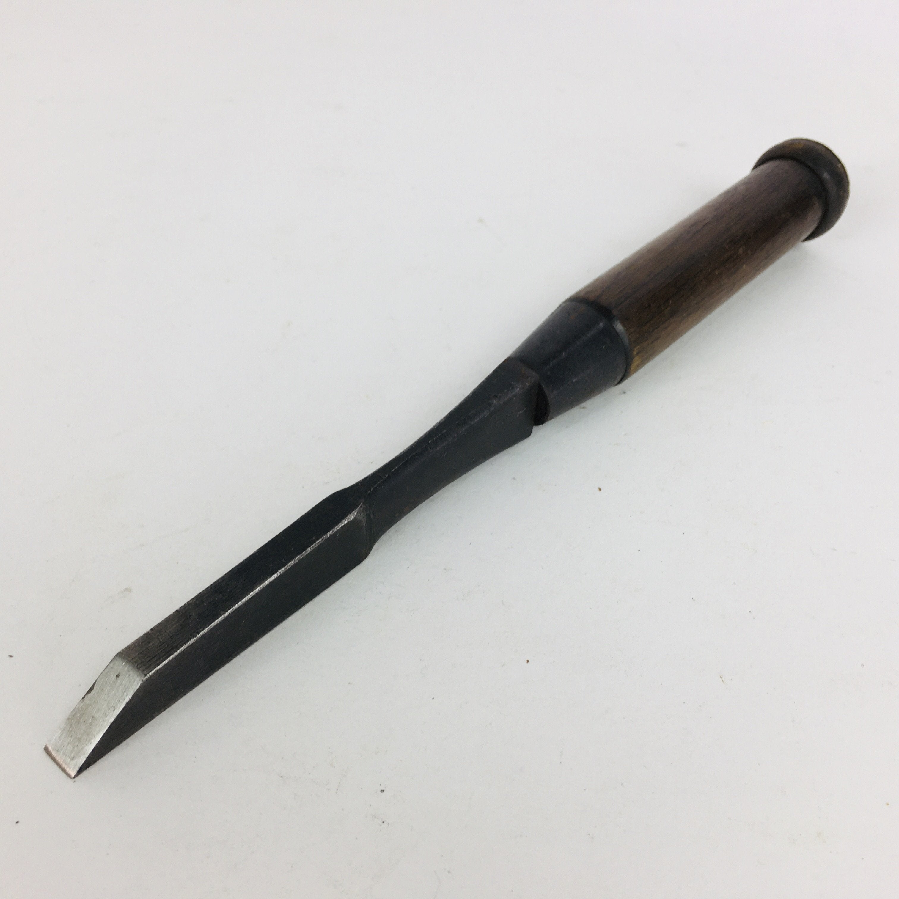 Japanese Chisel Nomi Carpentry Vtg Woodworking Tool 21 cm Blade 7 mm T186