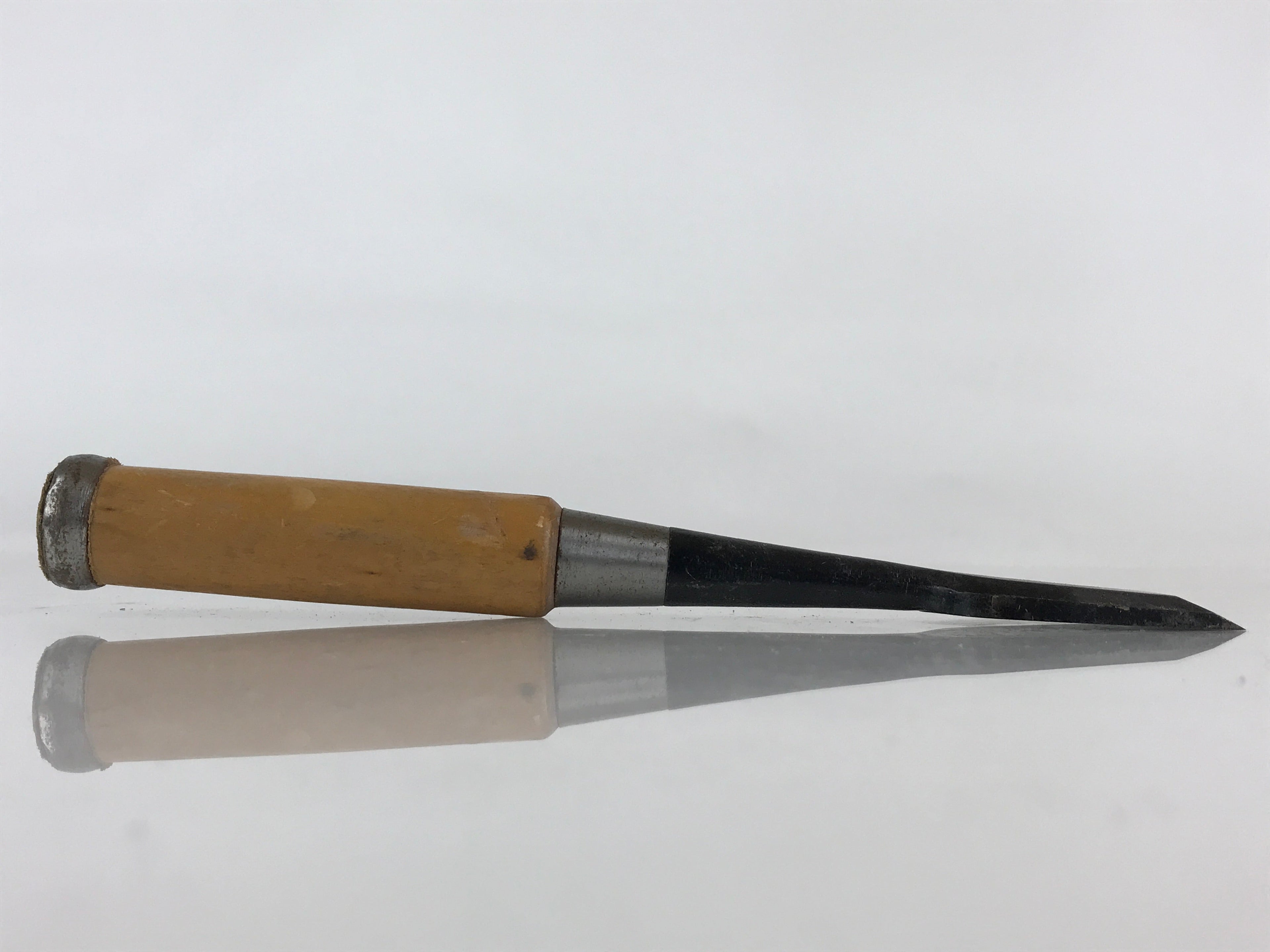 Japanese Chisel Nomi Carpentry Vtg Woodworking Tool 21.2 cm Blade 23 mm T257