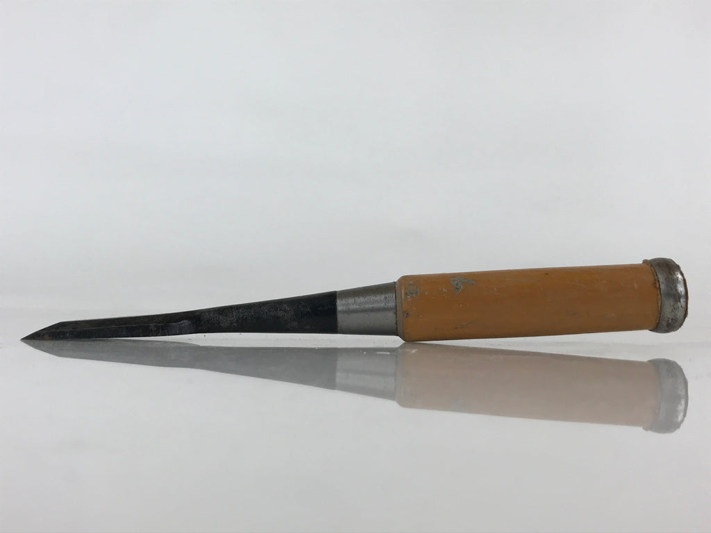 Japanese Chisel Nomi Carpentry Vtg Woodworking Tool 21.2 cm Blade 23 mm T257