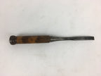 Japanese Chisel Nomi Carpentry Vtg Woodworking Tool 21.2 cm Blade 9 mm T237
