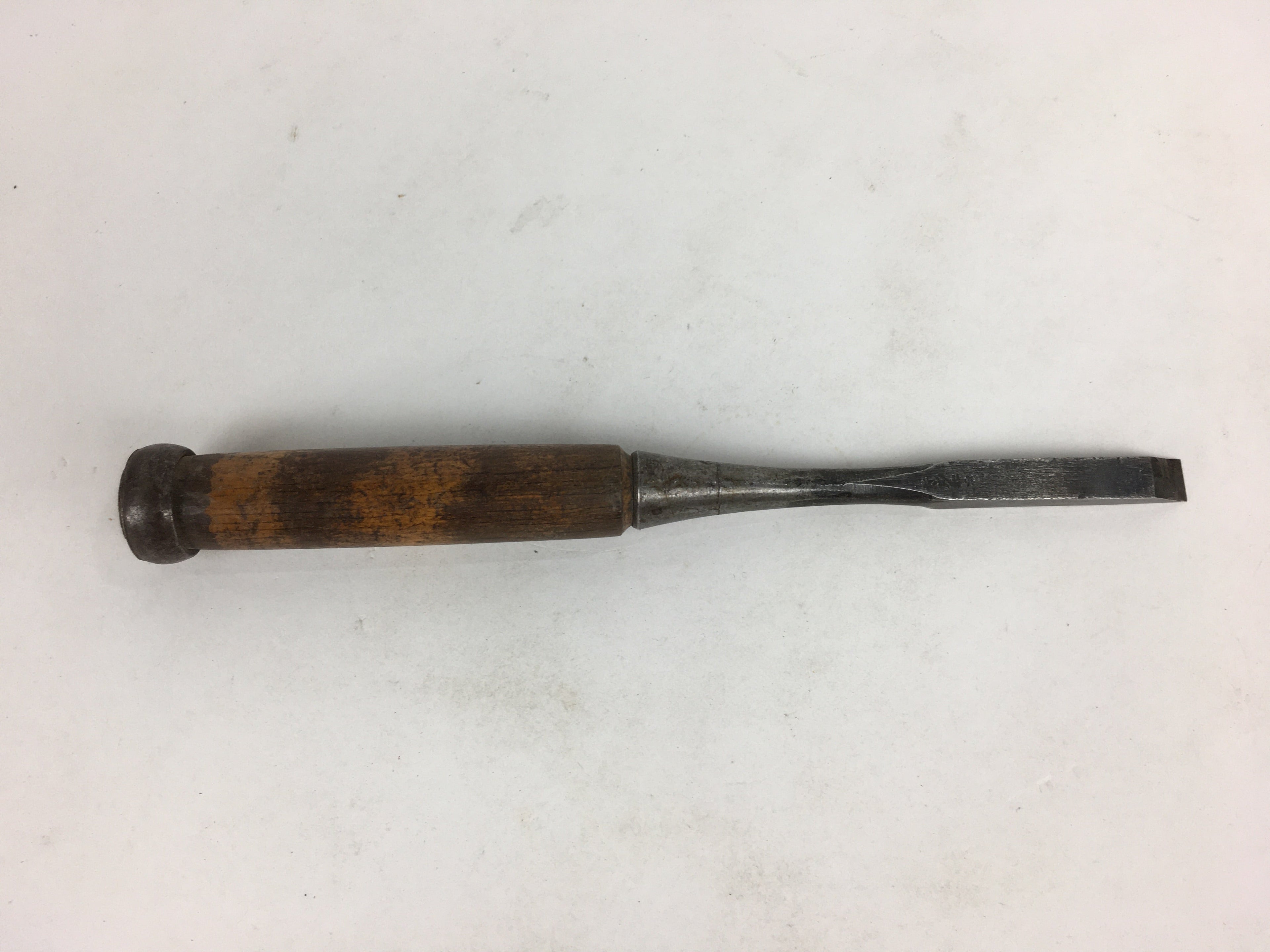Japanese Chisel Nomi Carpentry Vtg Woodworking Tool 21.2 cm Blade 9 mm T237