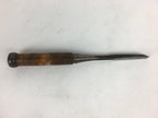 Japanese Chisel Nomi Carpentry Vtg Woodworking Tool 21.2 cm Blade 9 mm T237
