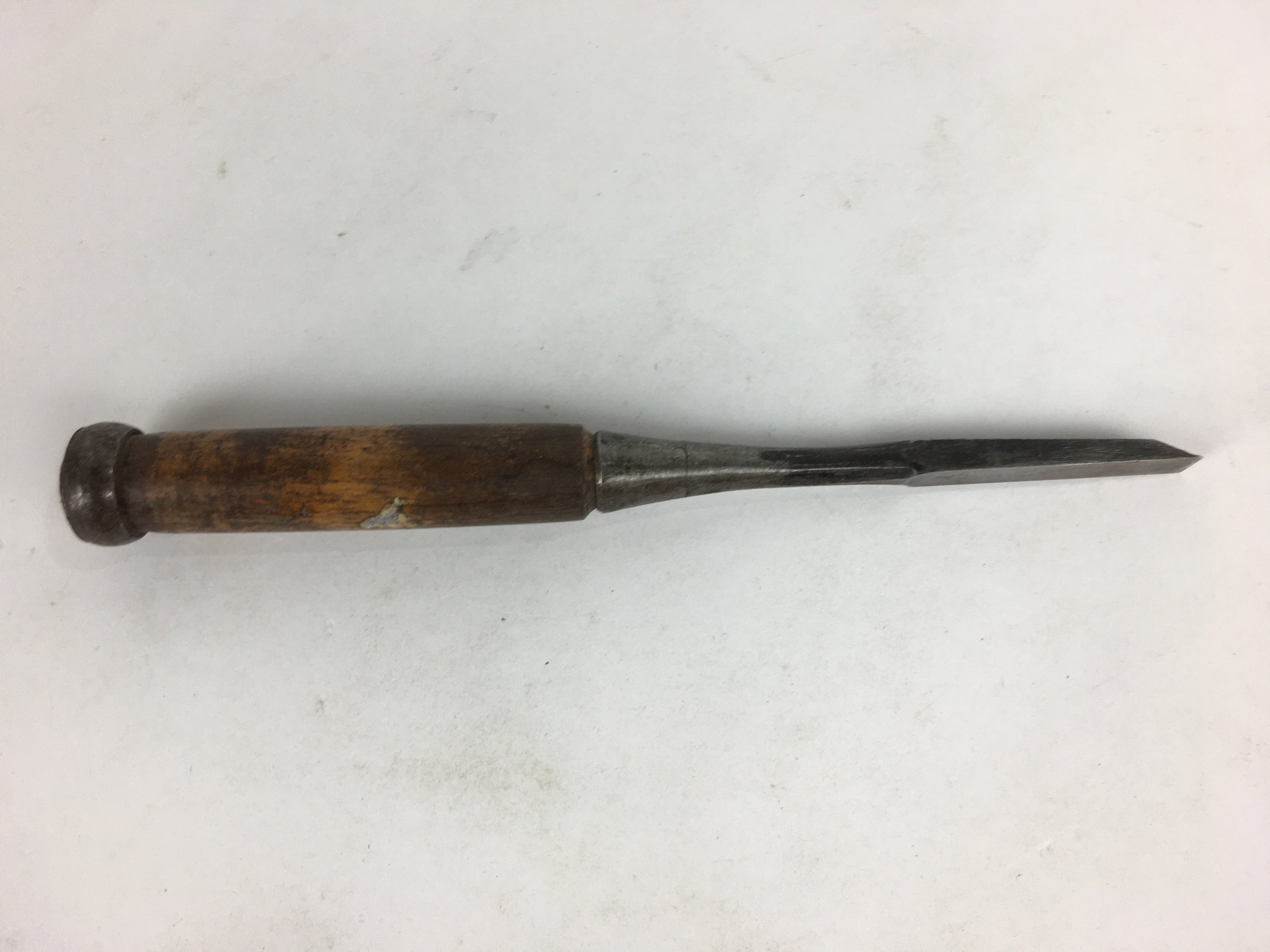 Japanese Chisel Nomi Carpentry Vtg Woodworking Tool 21.2 cm Blade 9 mm T237